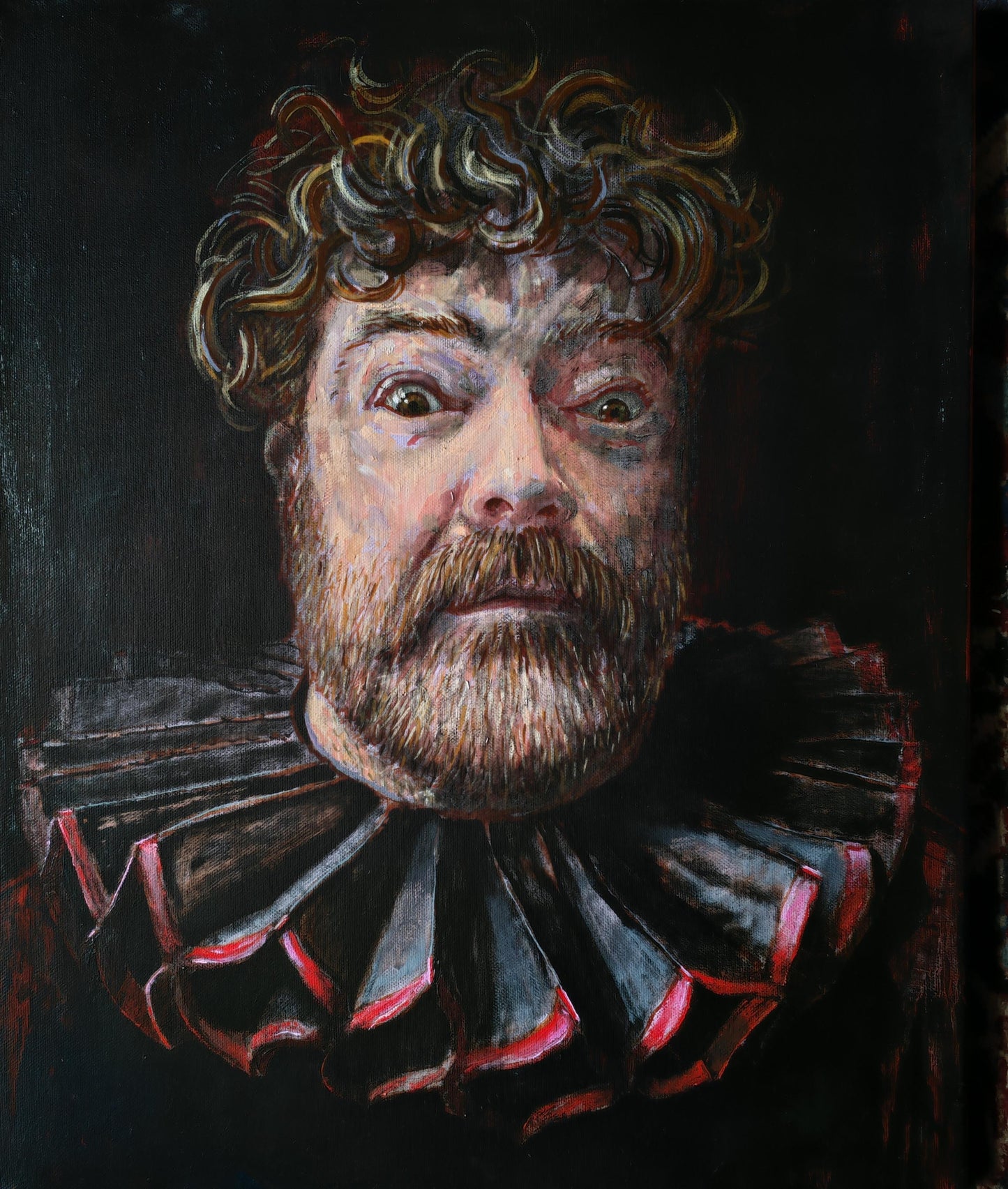 Dazed and Confused, a painting by Will Teather, 56 x 45.5cm