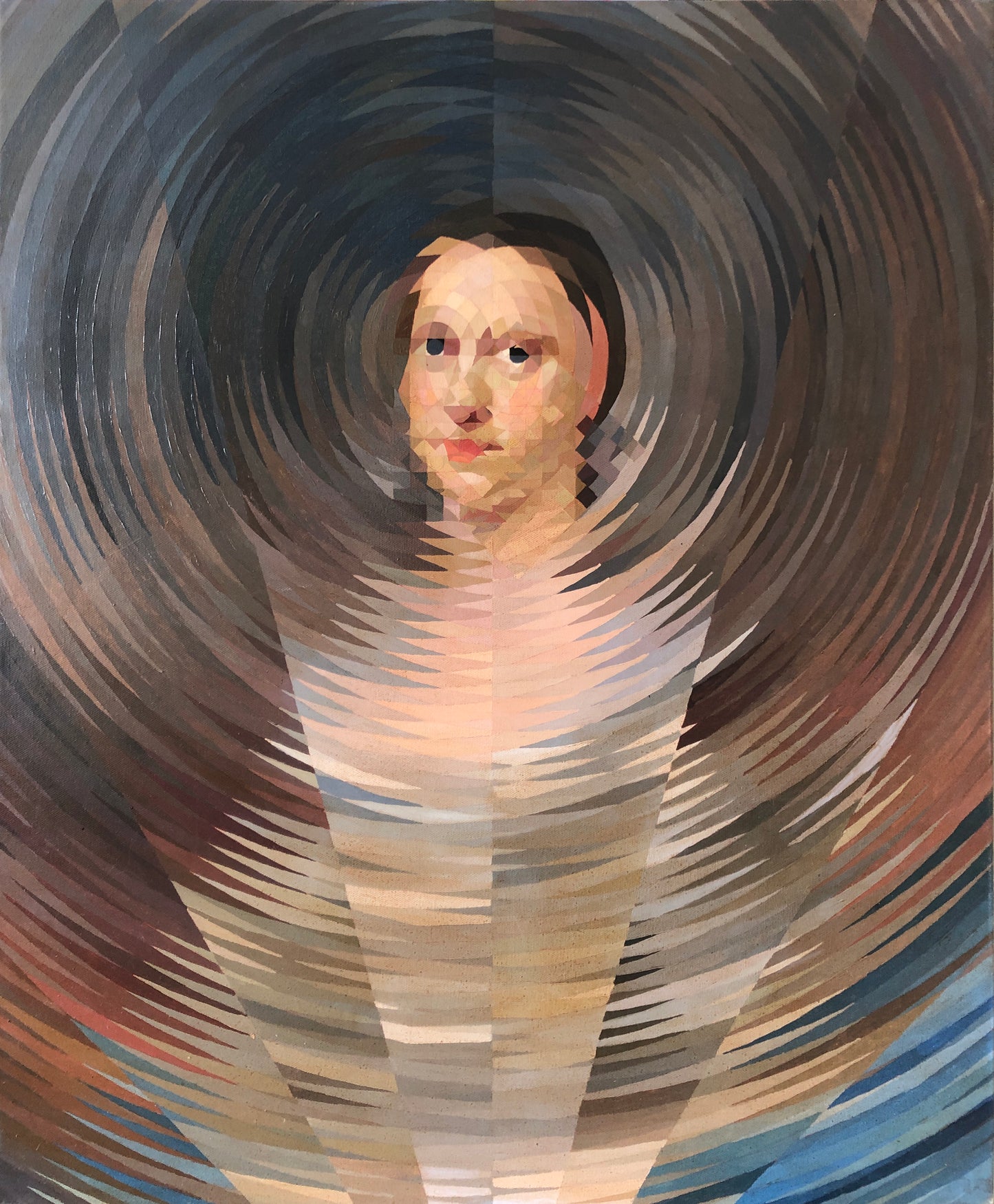 Anne Bachelor (Stranger's Hall) by Will Teather- Oil on canvas - 60.3 x 73cm