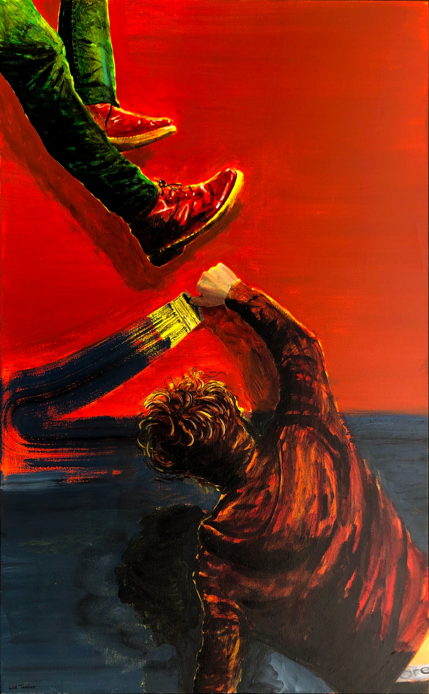 Change Slide- 100 x 161.8cm - Oil and acrylic paint on canvas