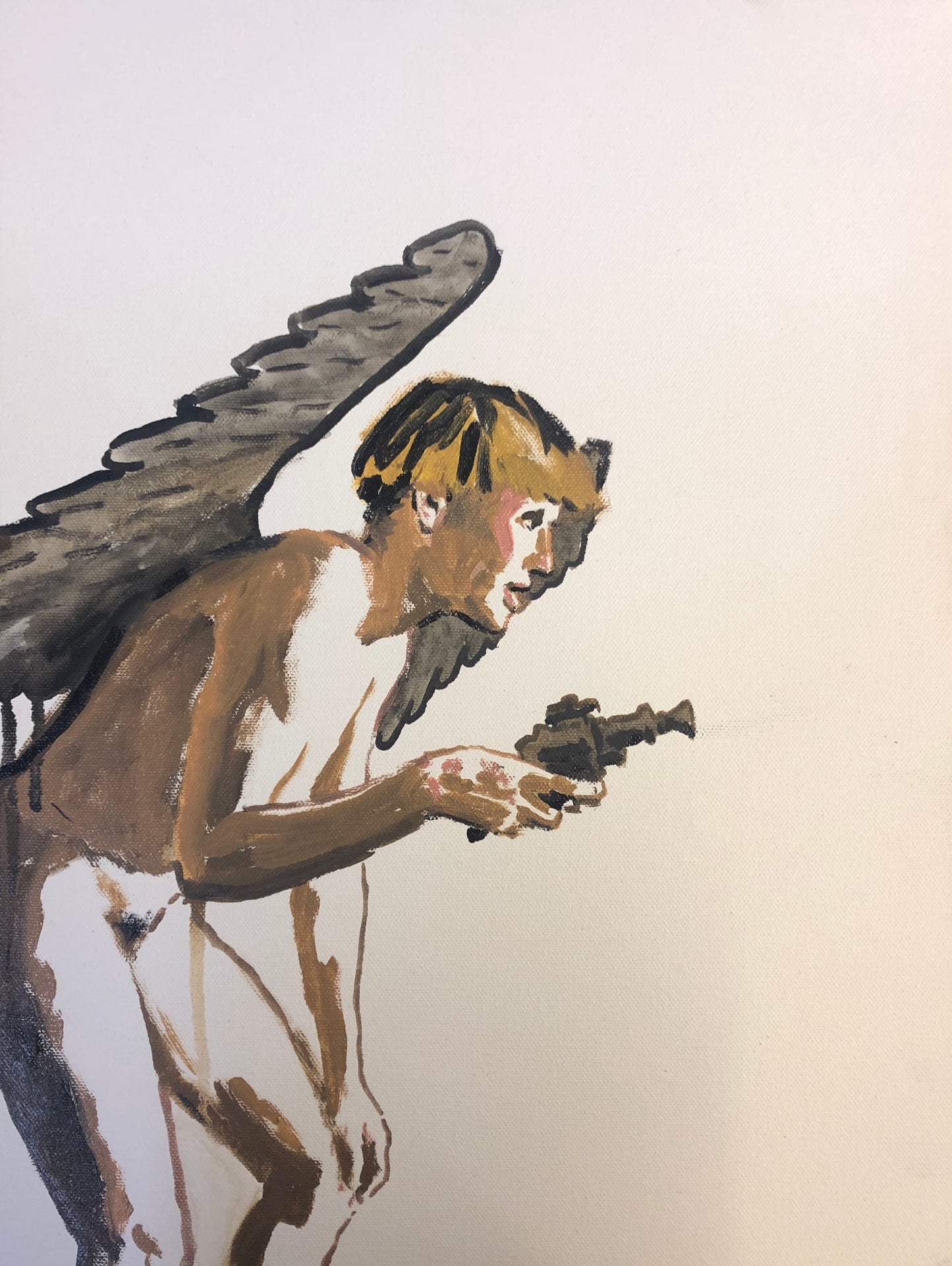 Desolation Angel - Oil on canvas - 30 x 40cm, a painting by Will Teather