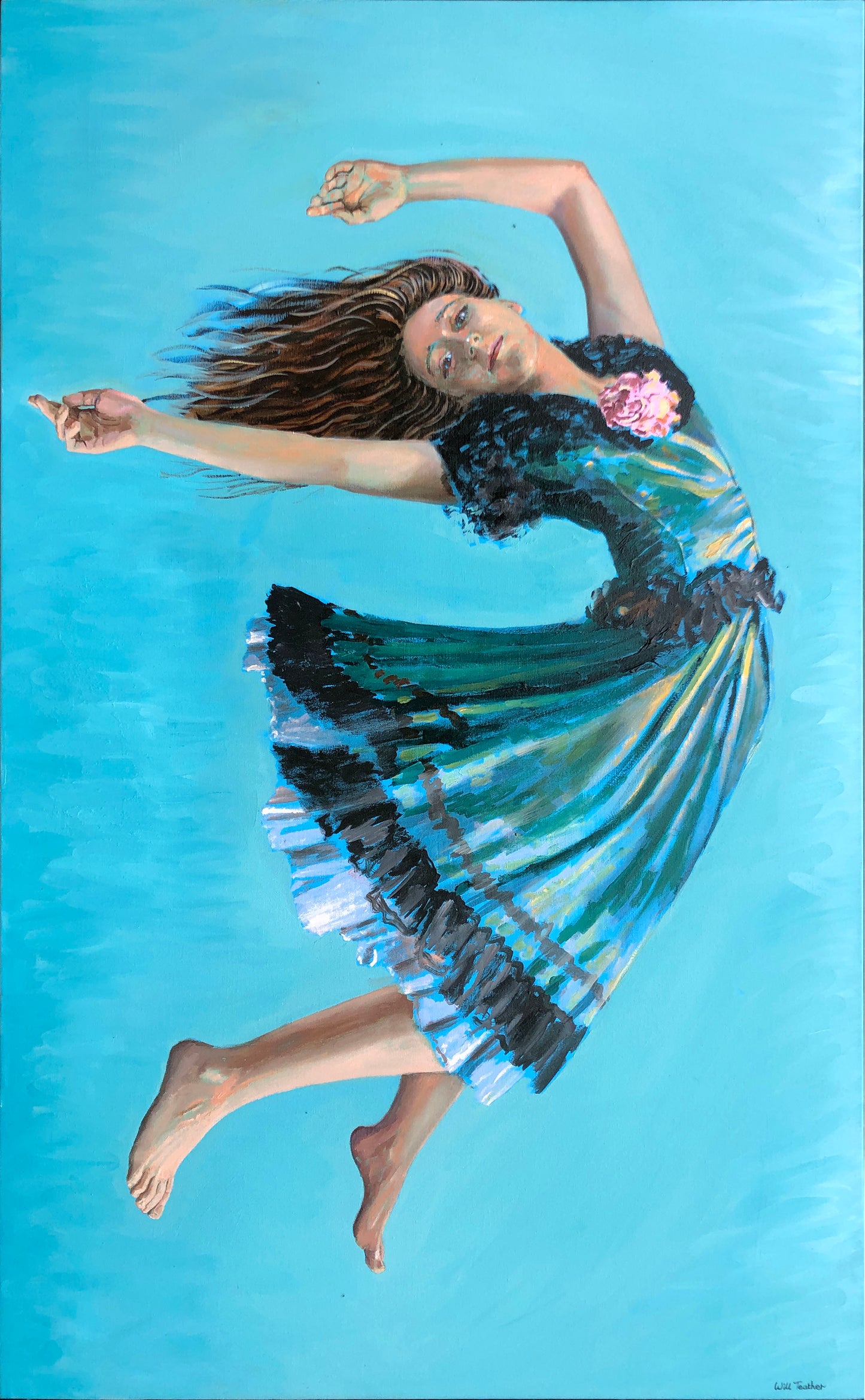 Drifter- 100 x 161.8cm - Oil and acrylic paint on canvas