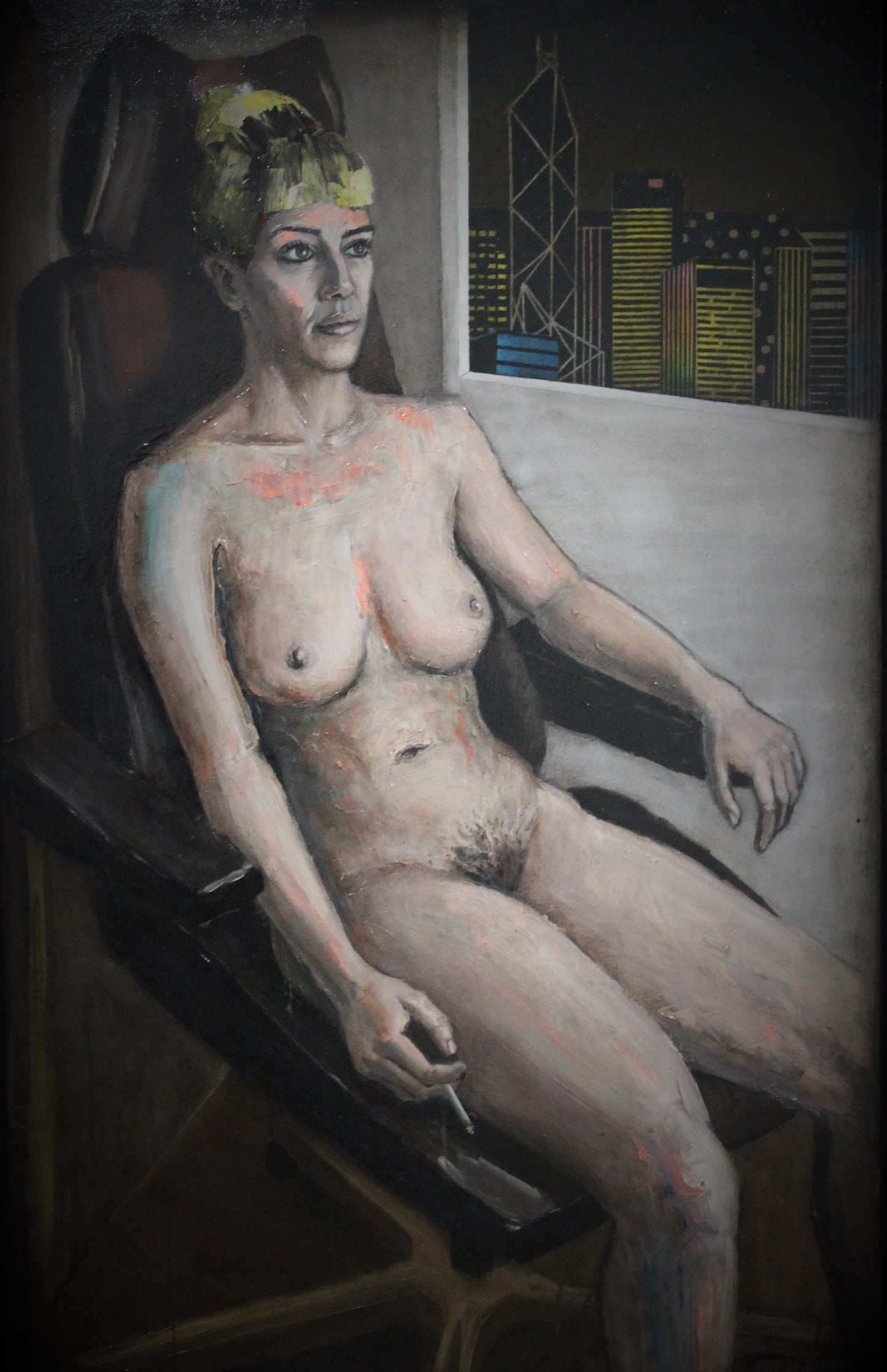 Hong Kong - Oil on canvas - 76 x121, by Will Teather