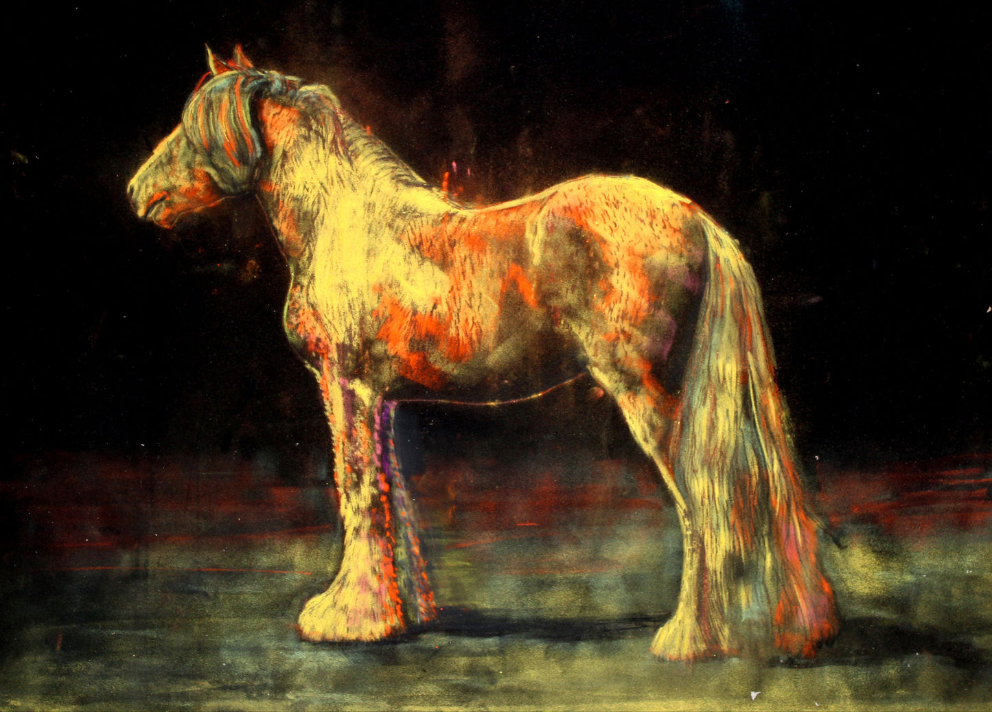 Bowie - Large signed, surreal print by Will Teather