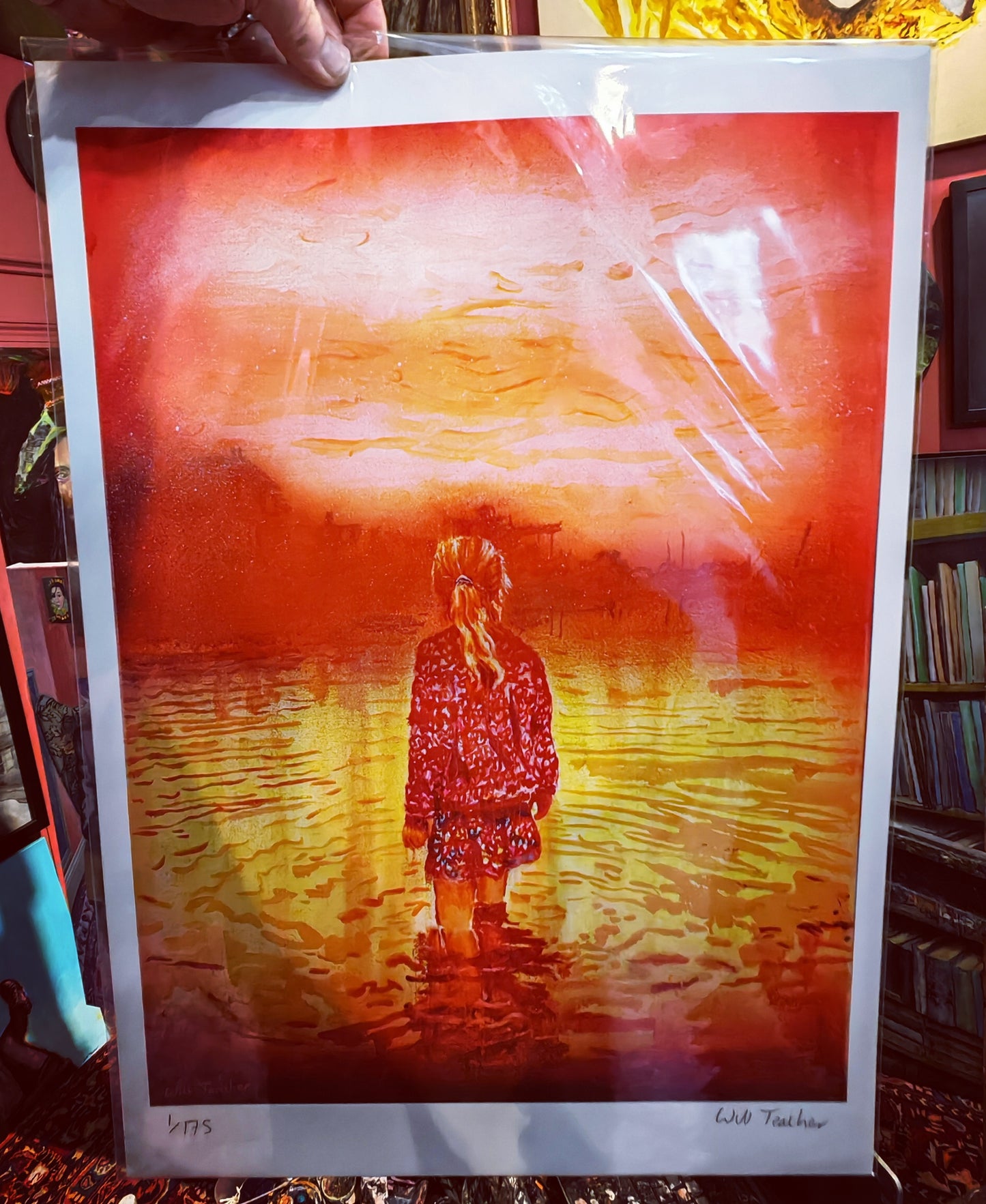 "The Harbour" - Large limited edition contemporary art print by Will Teather