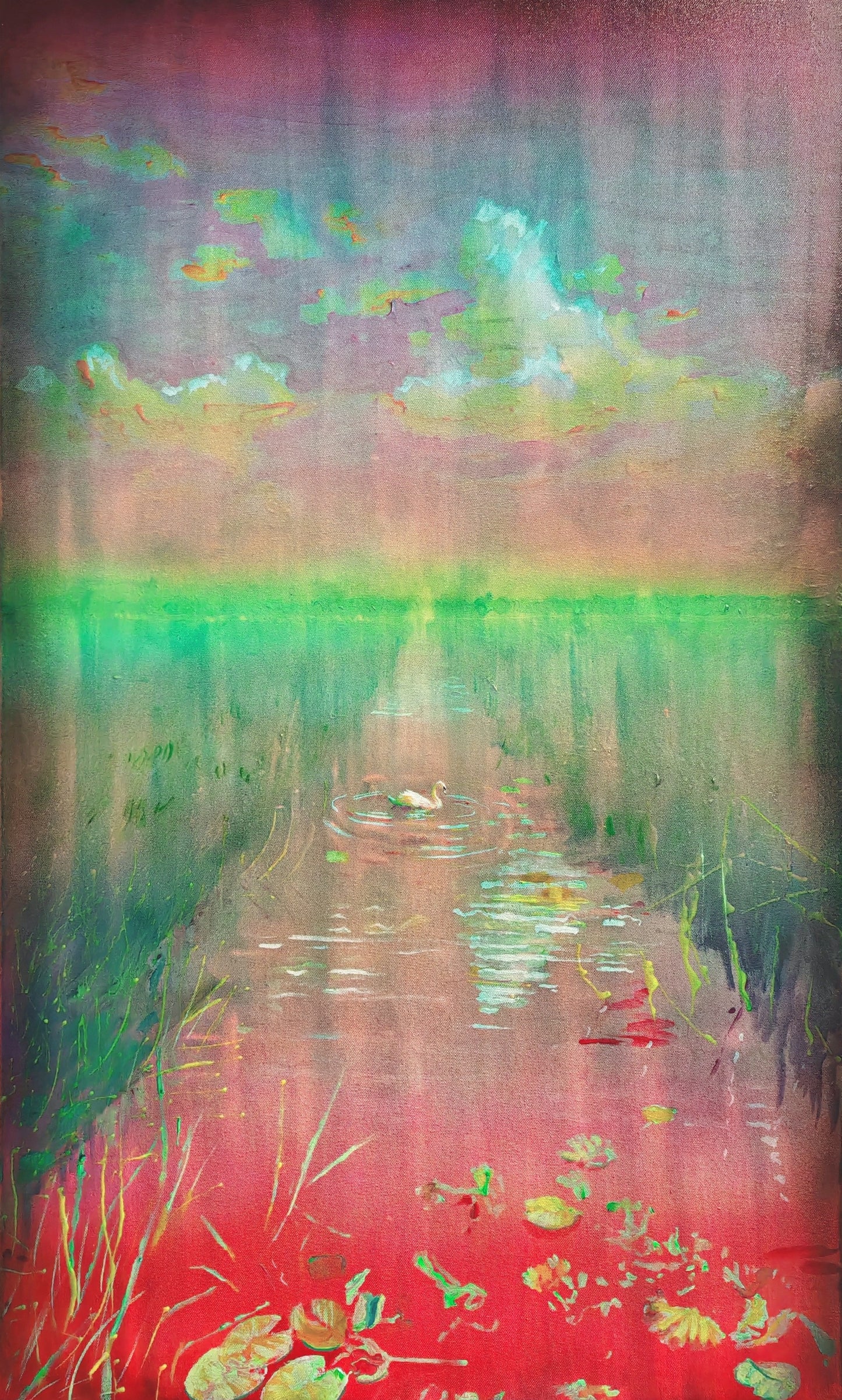 Marshland, a painting by Will Teather