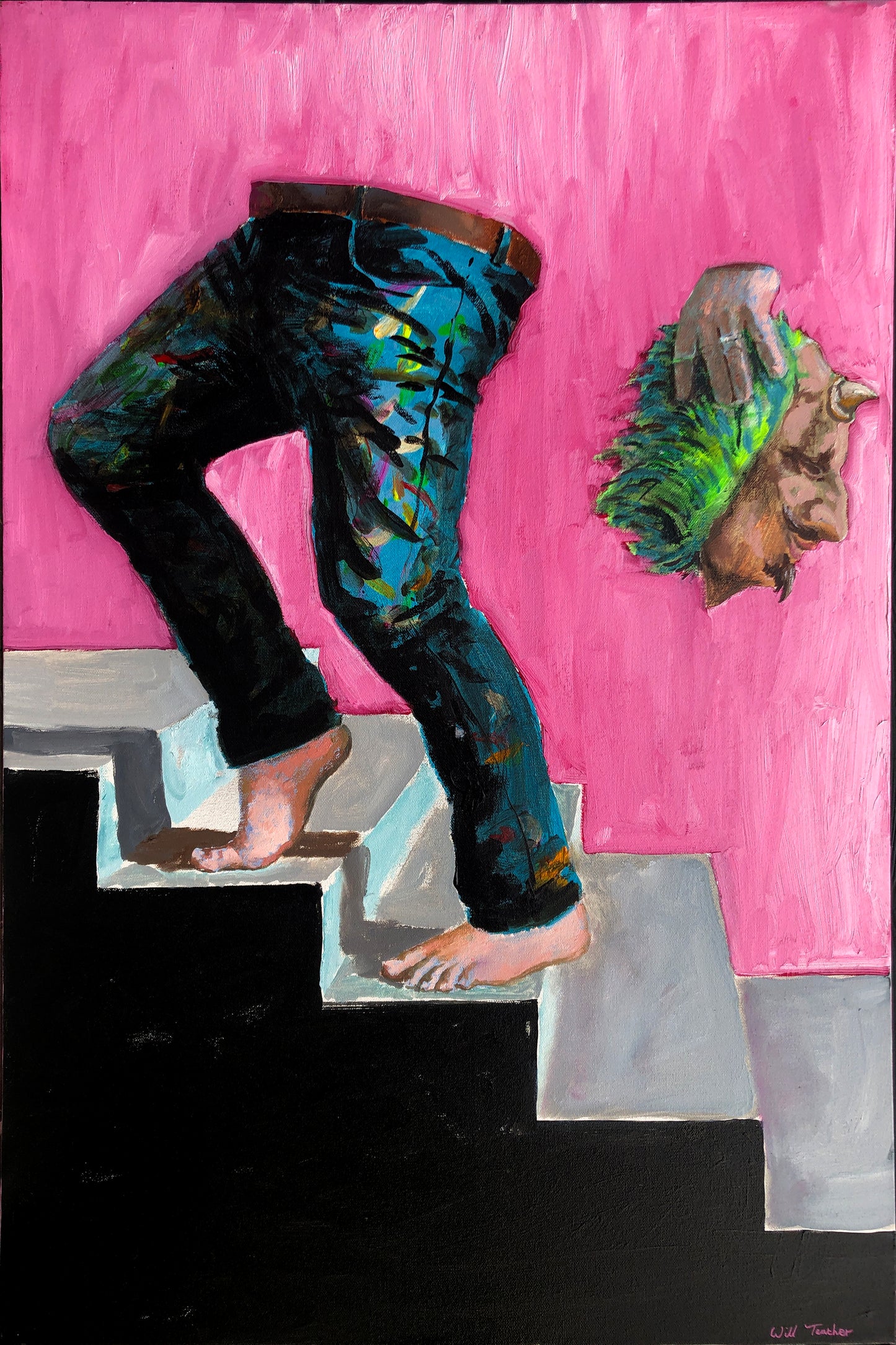 Interloper- Oil on canvas- 61 x 91cm by Will Teather