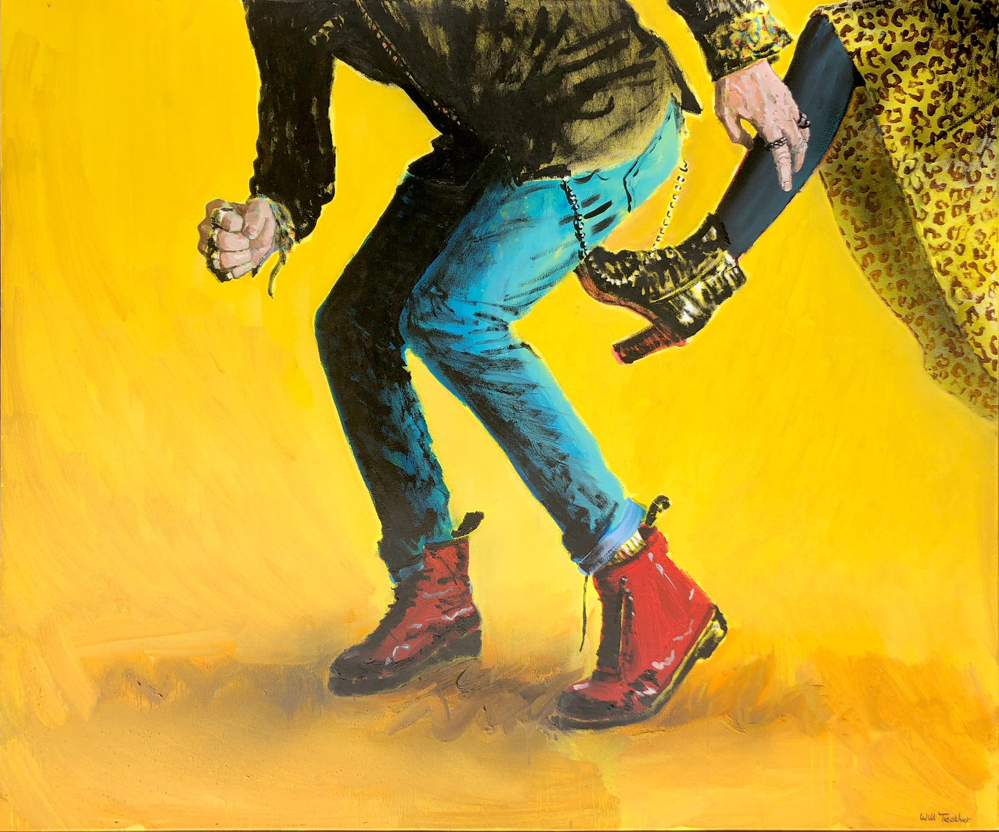 Love is curious - 120 x 100cm - Oil on canvas - Will Teather