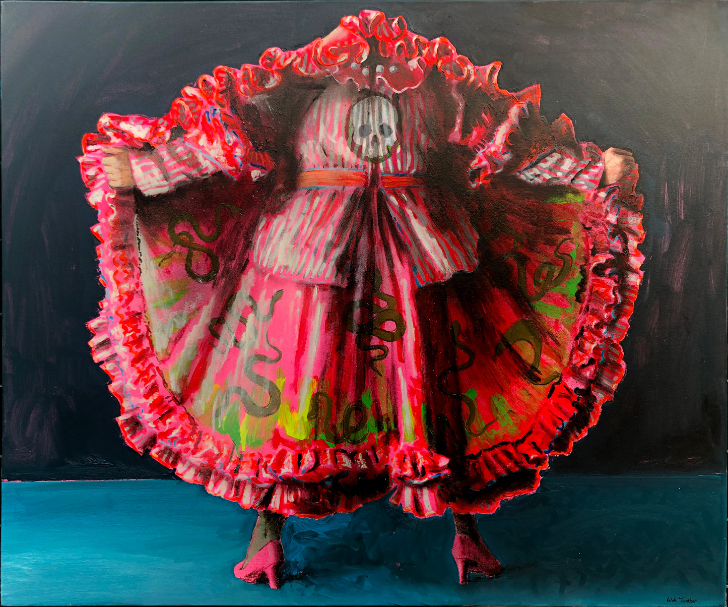 Petal - Oil on canvas - Will Teather