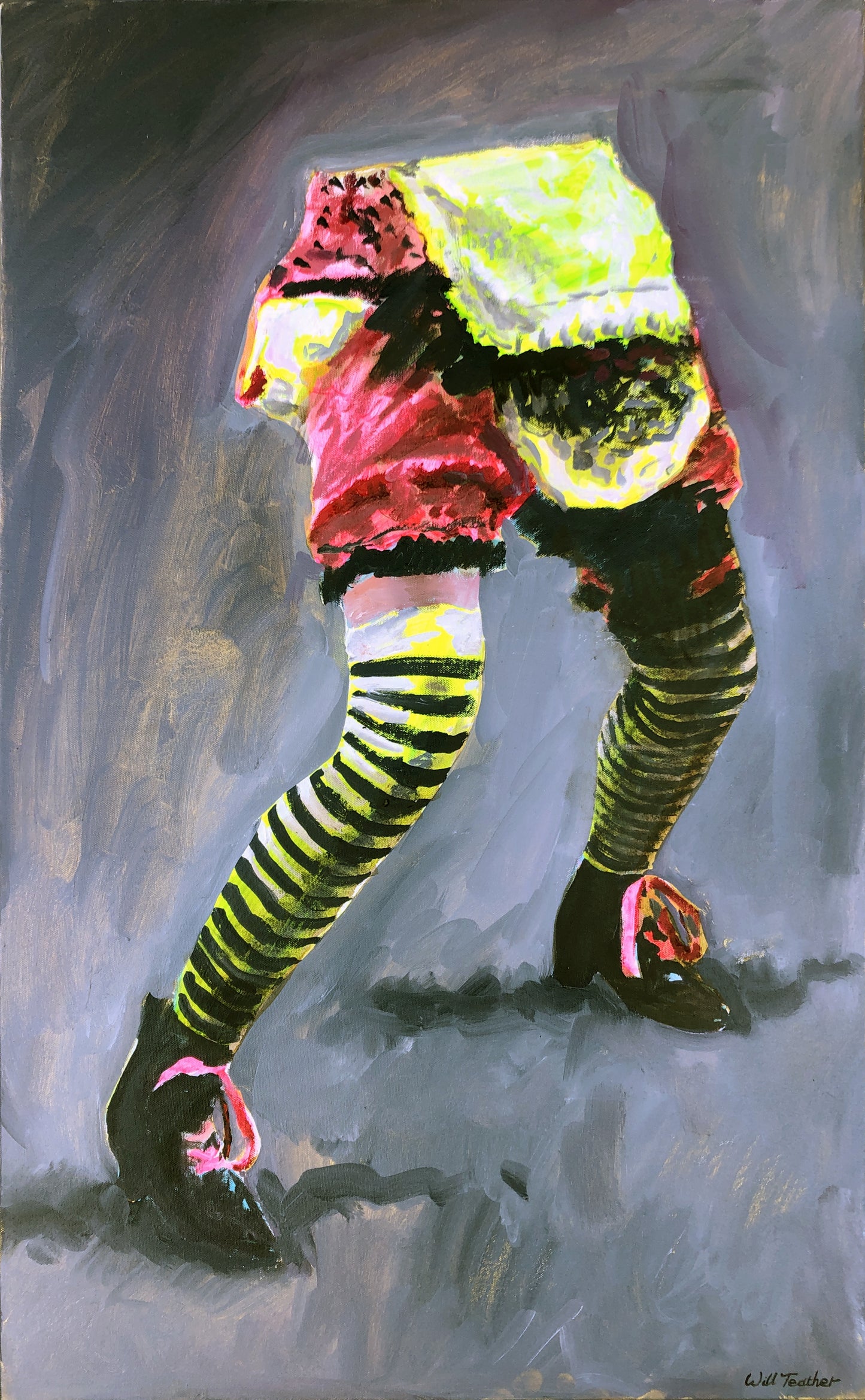 Poised - 60 x 97.1cm - Oil on canvas