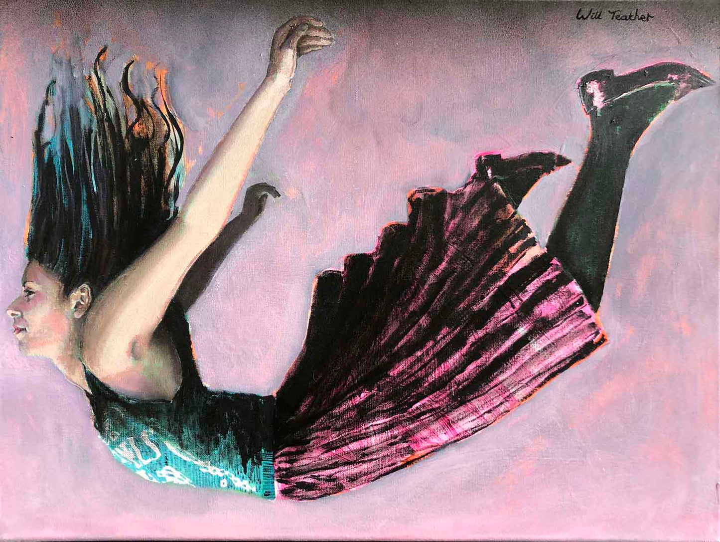 Ruby - 61 x 46cm - Oil and acrylic paint on canvas - Will Teather