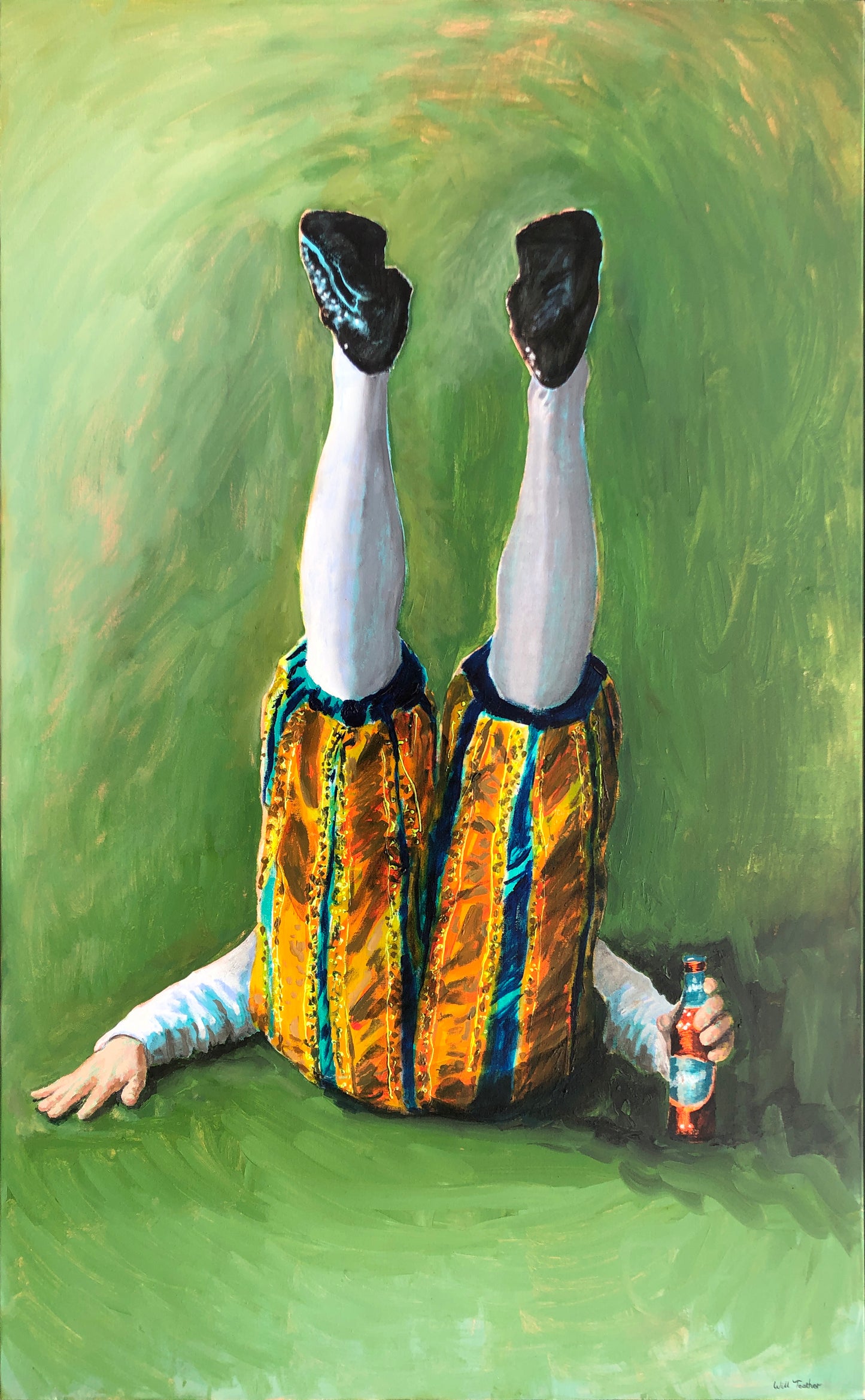 Saturday- 100 x 161.8cm - Oil and acrylic paint on canvas