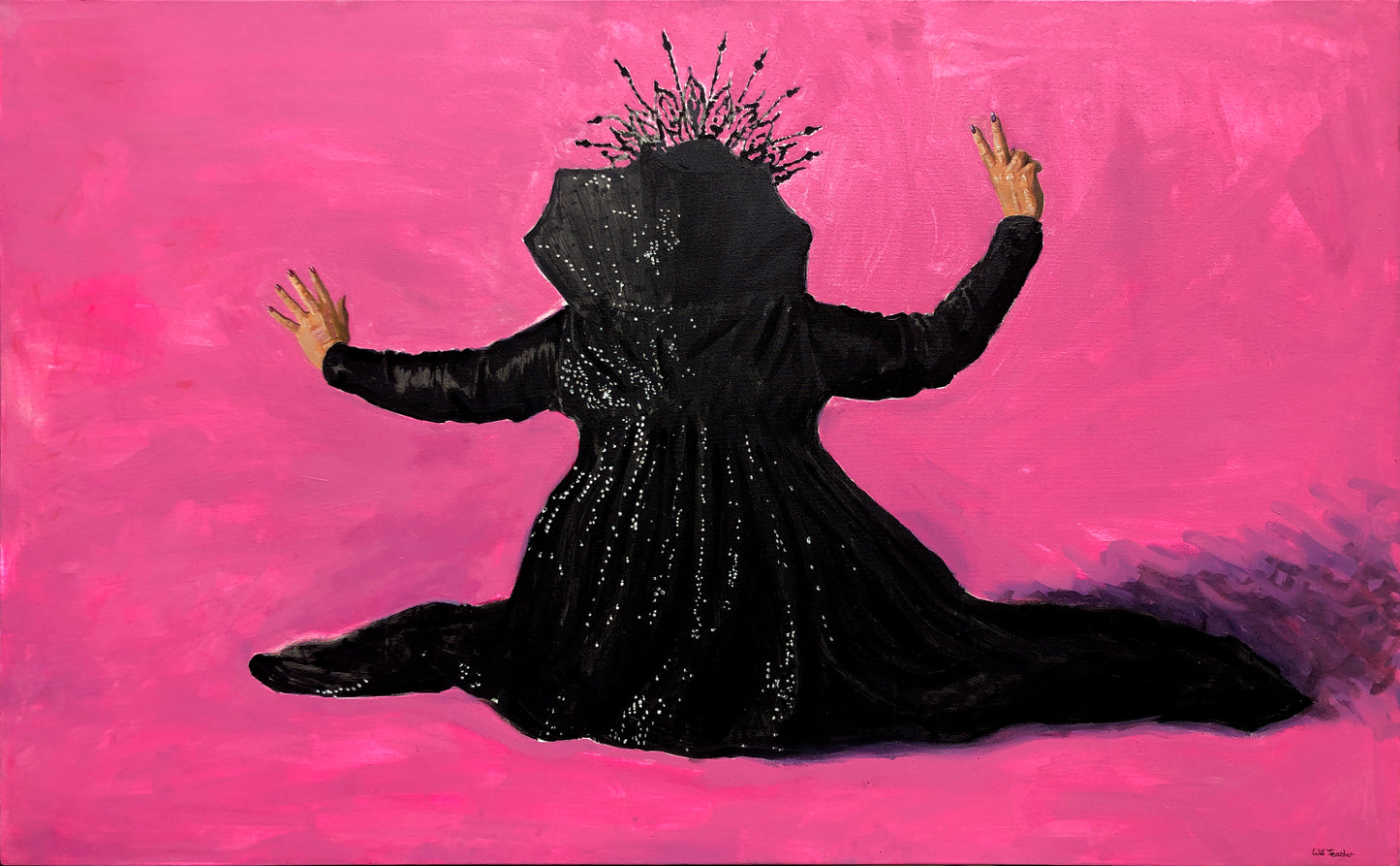 Say Goodbye to Hollywood- 100 x 161.8cm - Oil and acrylic paint on canvas