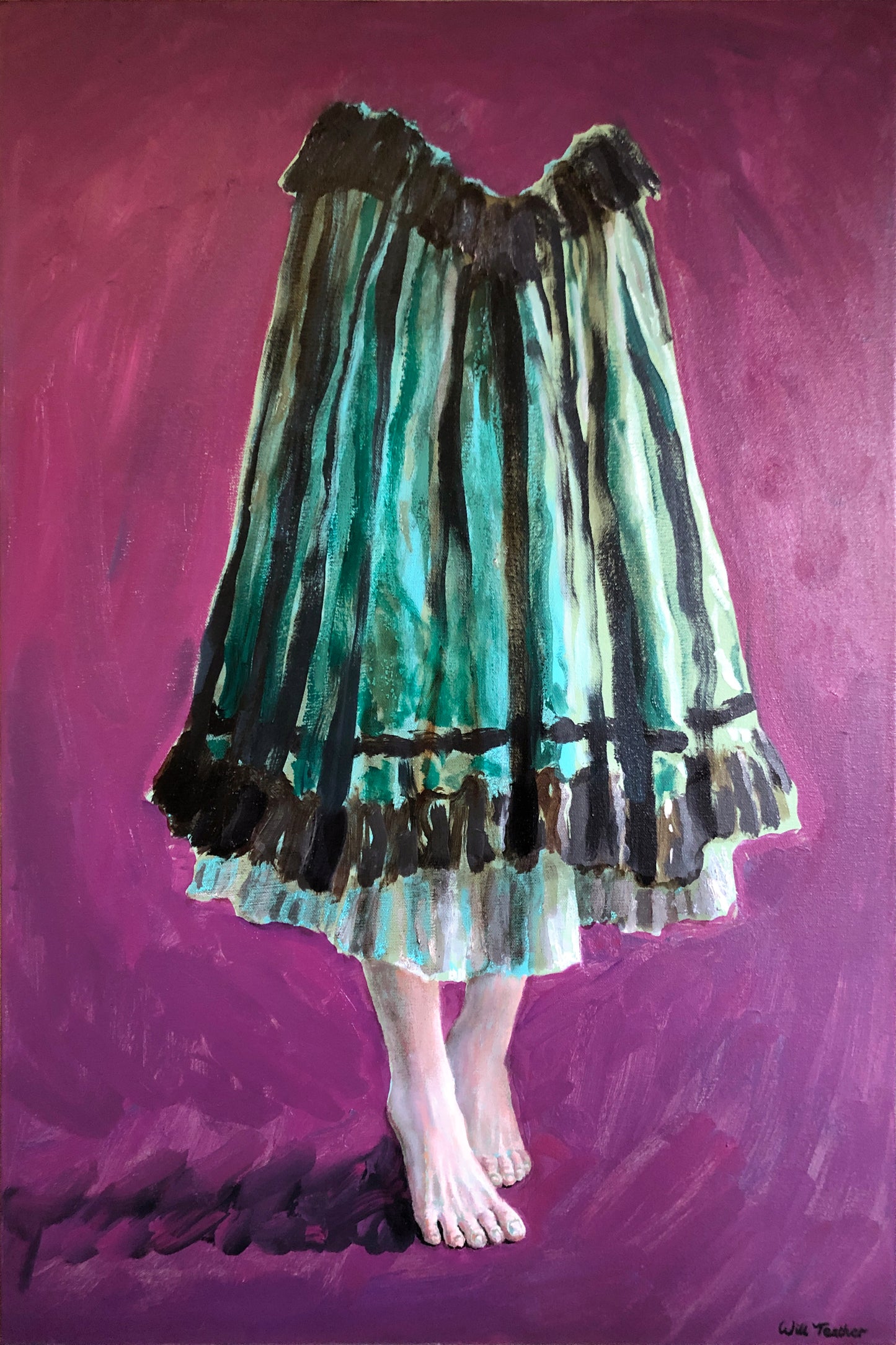 Sleepwalker - 91 x 61cm - oil on canvas by Will Teather