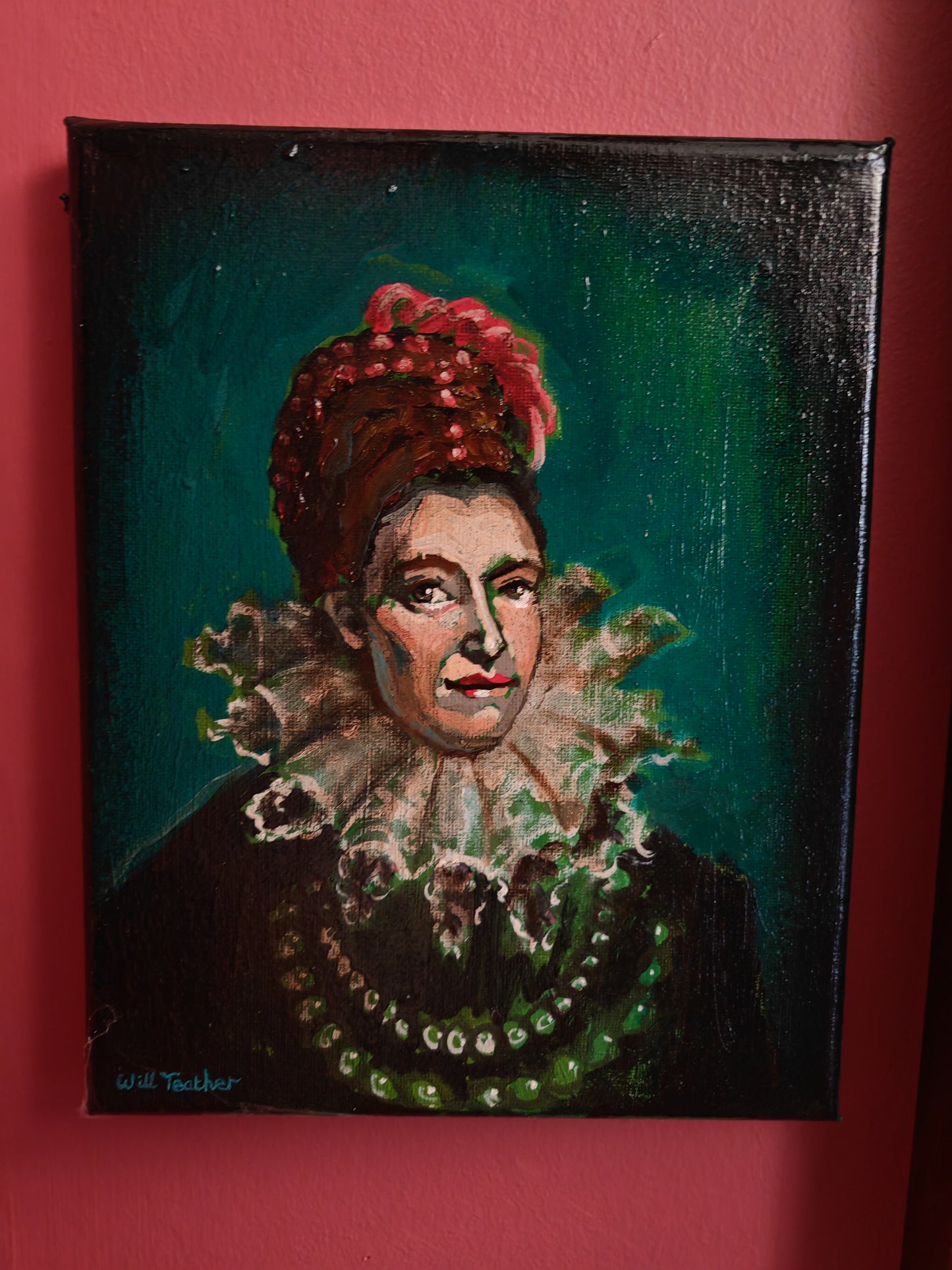 The Curious Woman - Oil on canvas - Will Teather