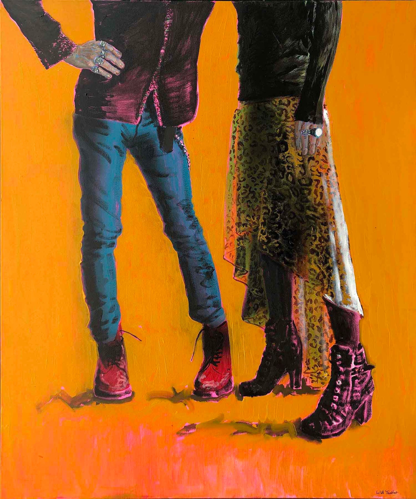 What do we do now? - 120 x 100cm - Oil on canvas - Will Teather