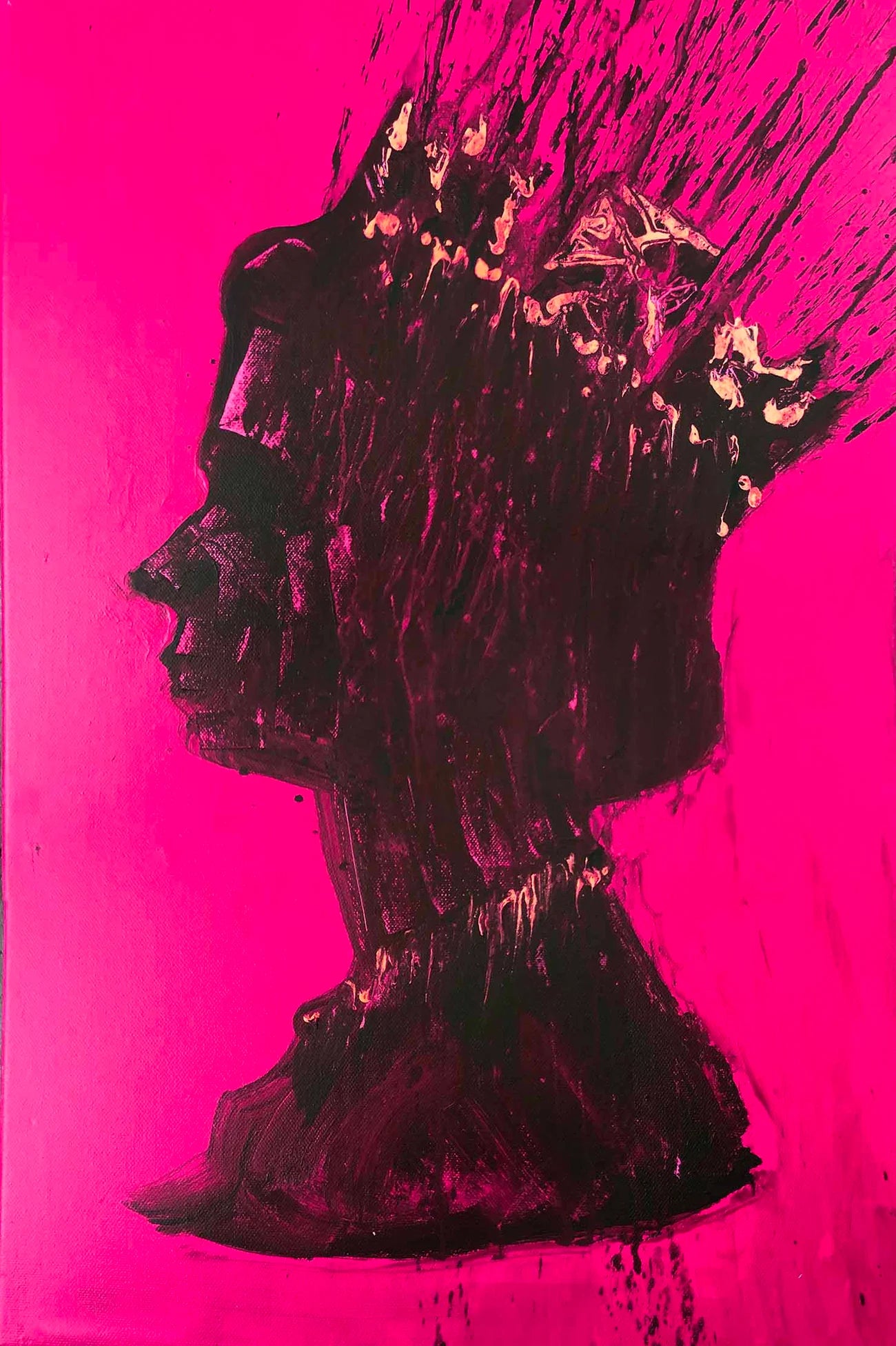 Queen- Large giclee print by Will Teather