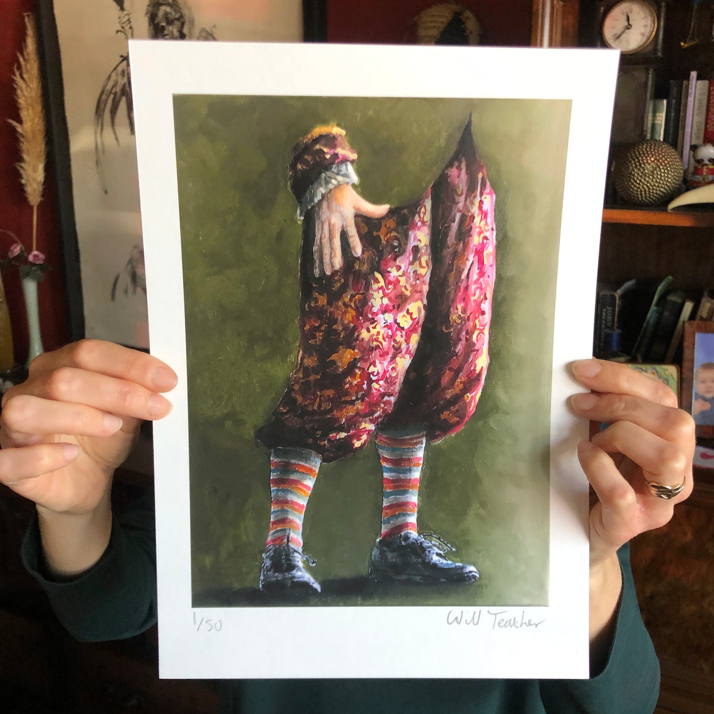 “Pants" - Mini print by Will Teather, British artist
