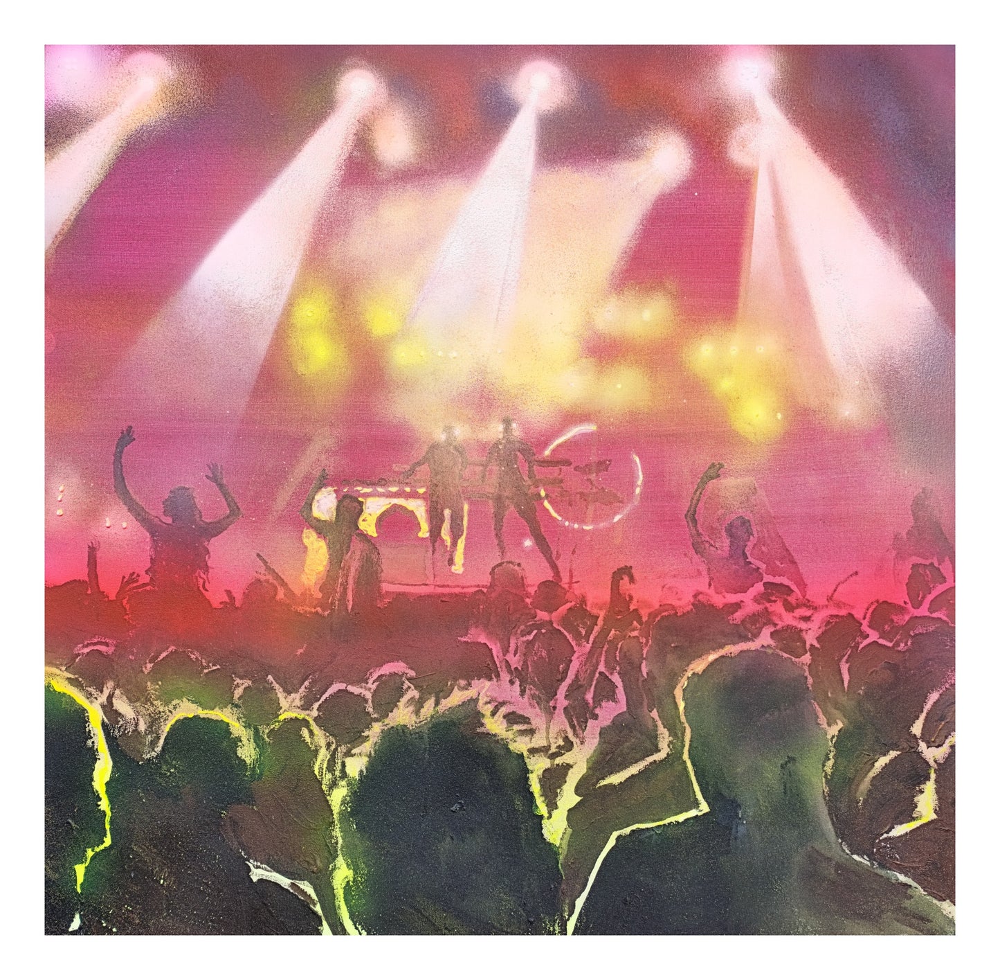 Rave - Extra-Large limited edition contemporary art print by Will Teather