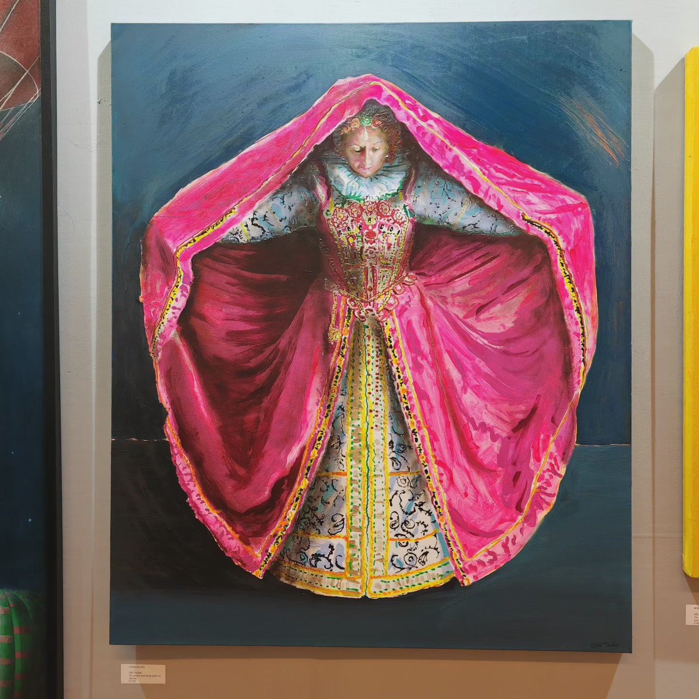 Changeling (Elizabeth 1st) - Oil on canvas - Will Teather