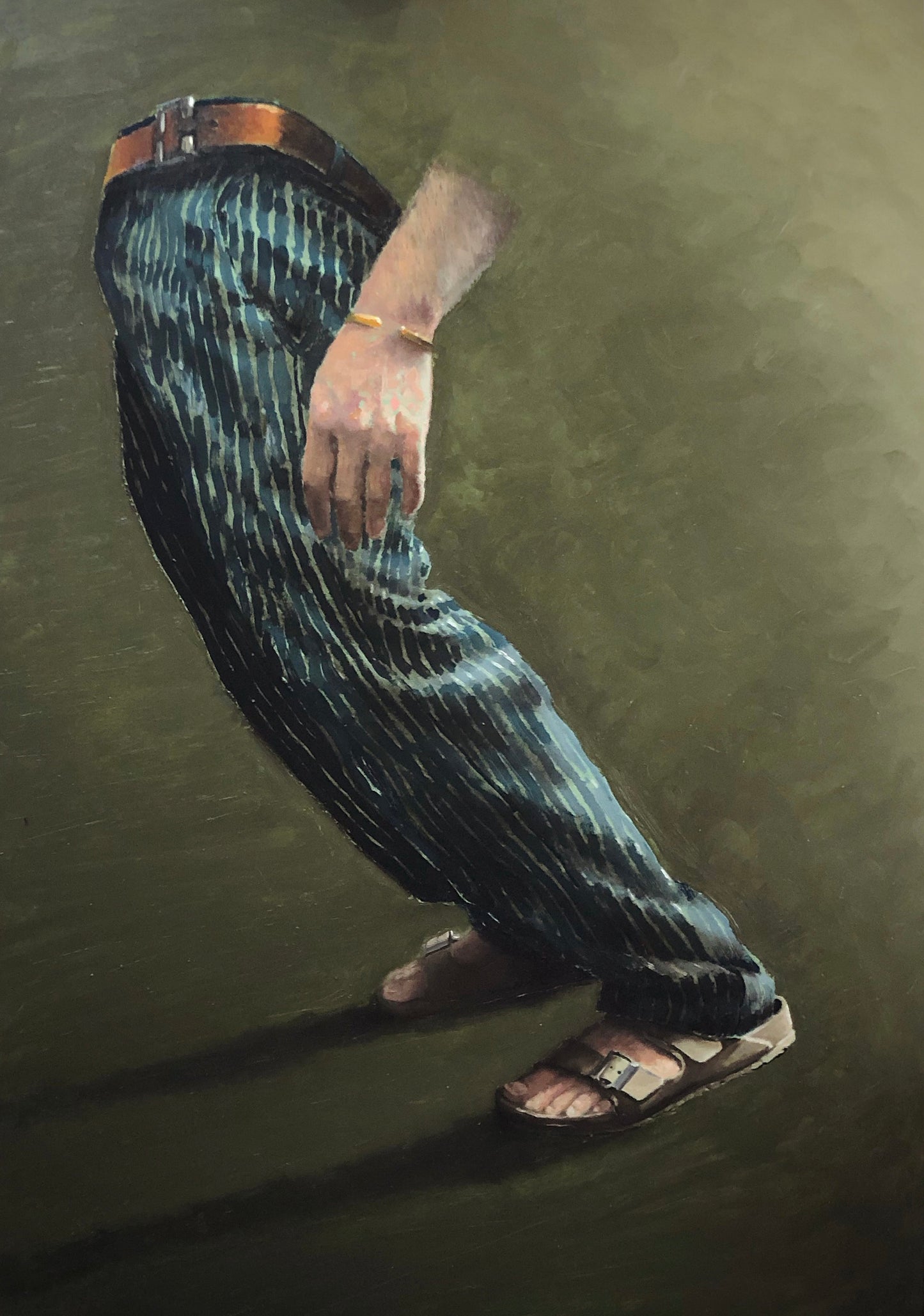 Mr J Milne- oil on panel- 65 x 97cm -Will Teather