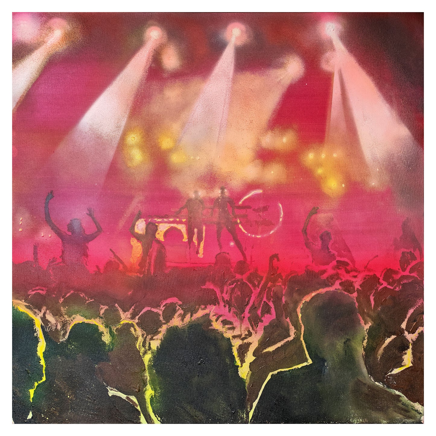 Rave - Extra-Large limited edition contemporary art print by Will Teather