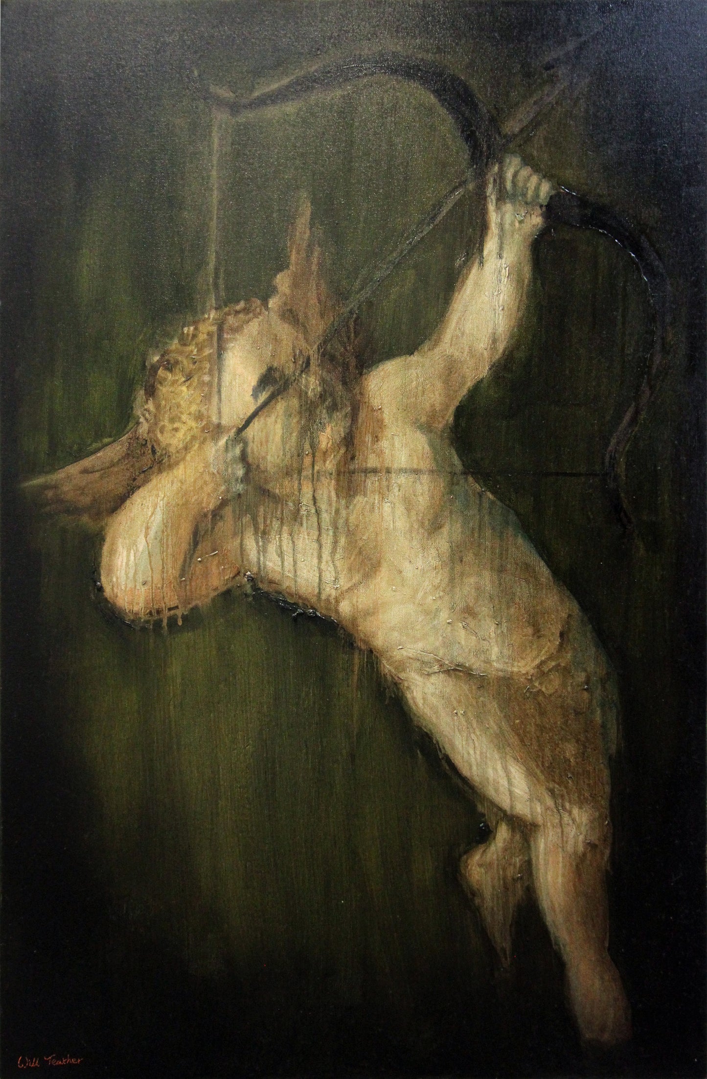 Galatea's first putti- Oil on canvas -60 x 90cm