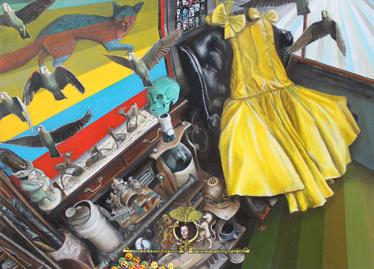 Time Capsule- 82 x 114cm - Oil on panel by Will Teather