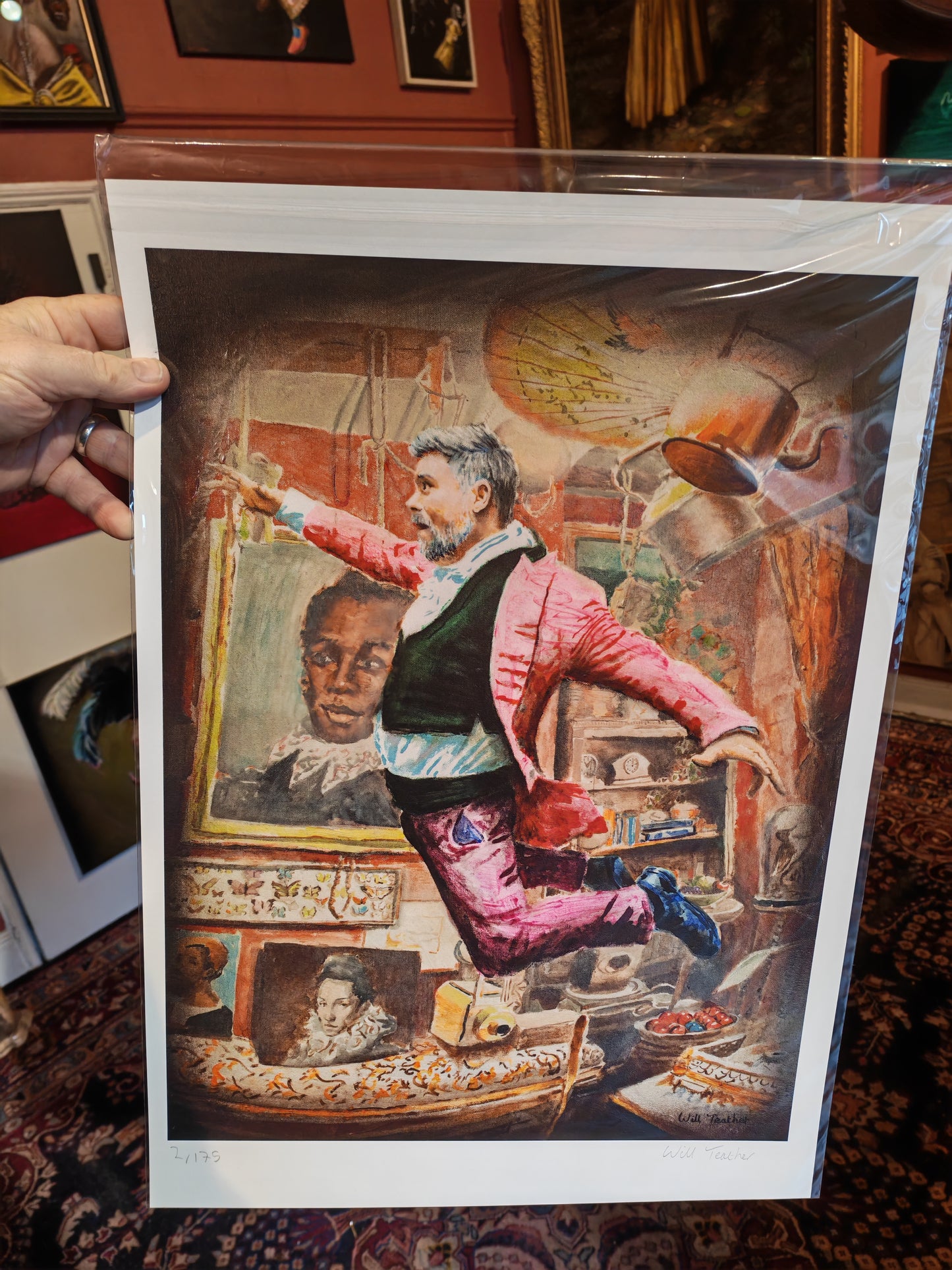 Wunderkammer- Large limited edition contemporary art print by Will Teather