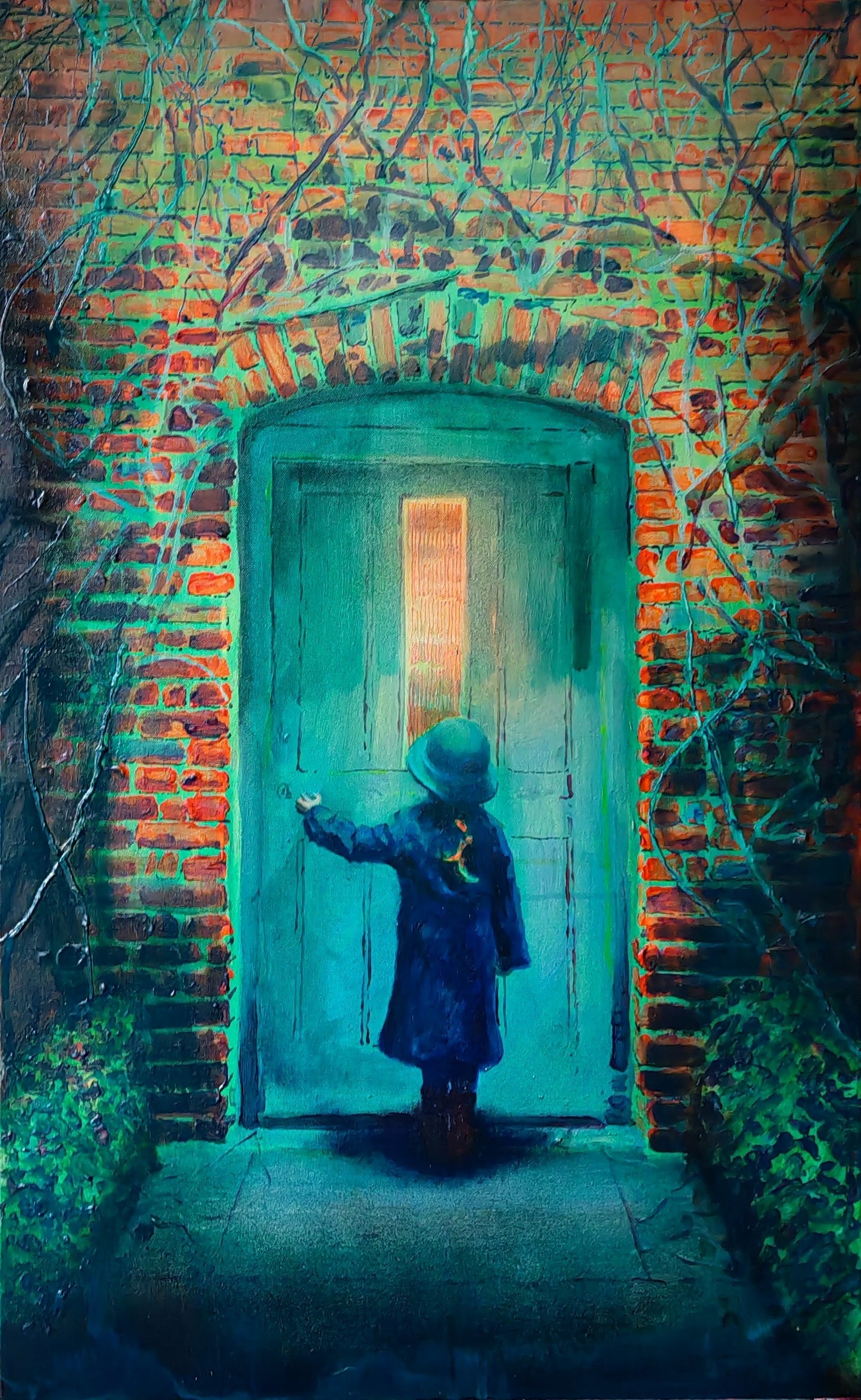 The Doorway- Large limited edition contemporary art print by Will Teather