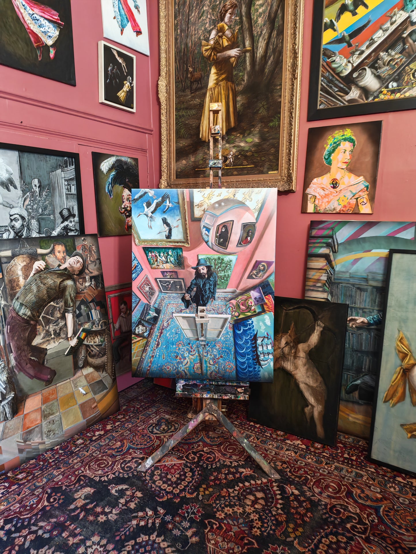The Painter's Painter- Oil on canvas - 121 x 91cm - Will Teather