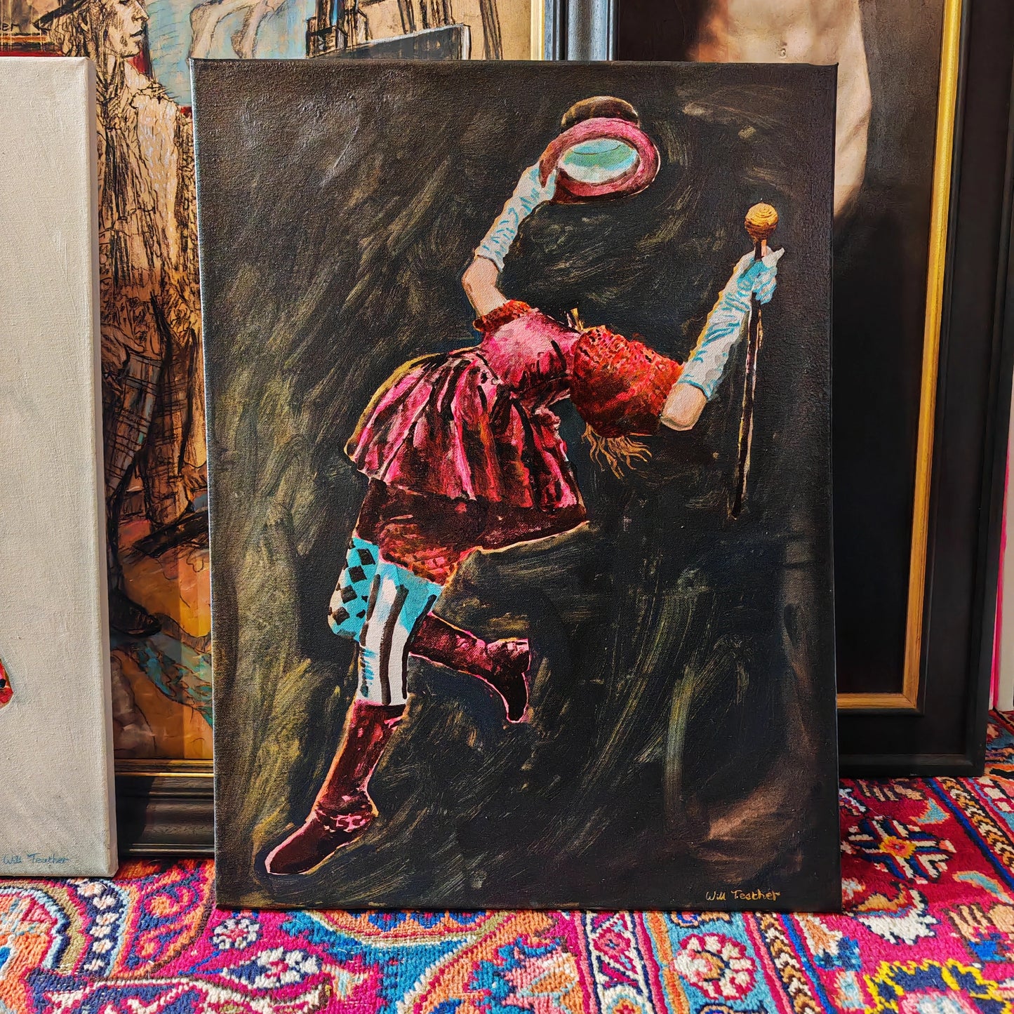 Don't lose your head, a painting by Will Teather