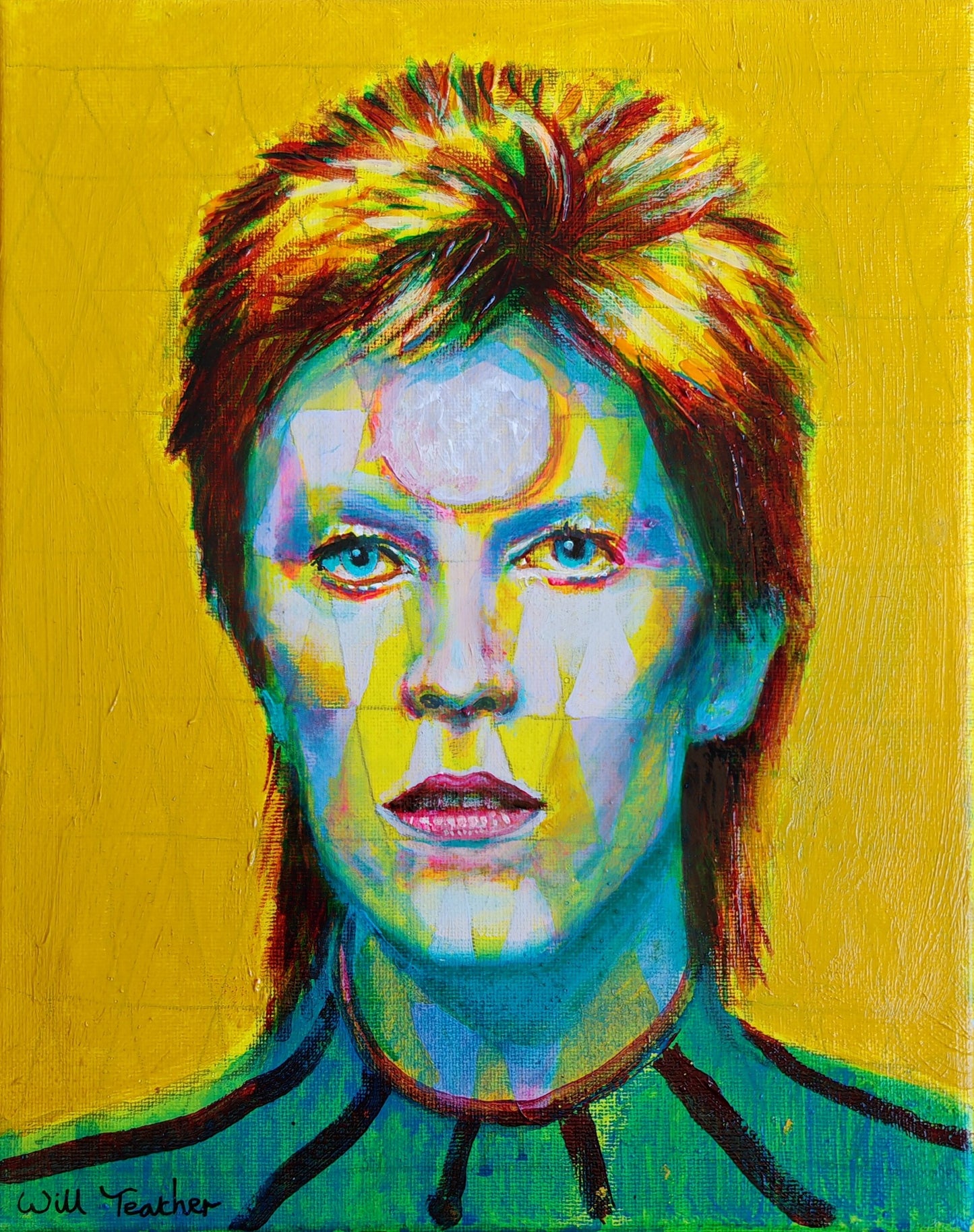 Bowie , a painting by Will Teather