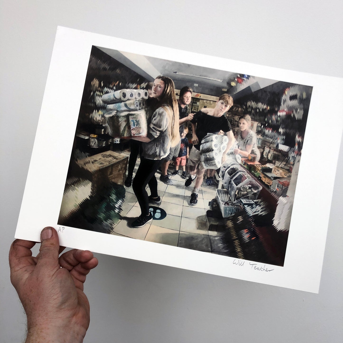 THE AGE OF PANIC, a signed limited edition print by Will Teather, British artist