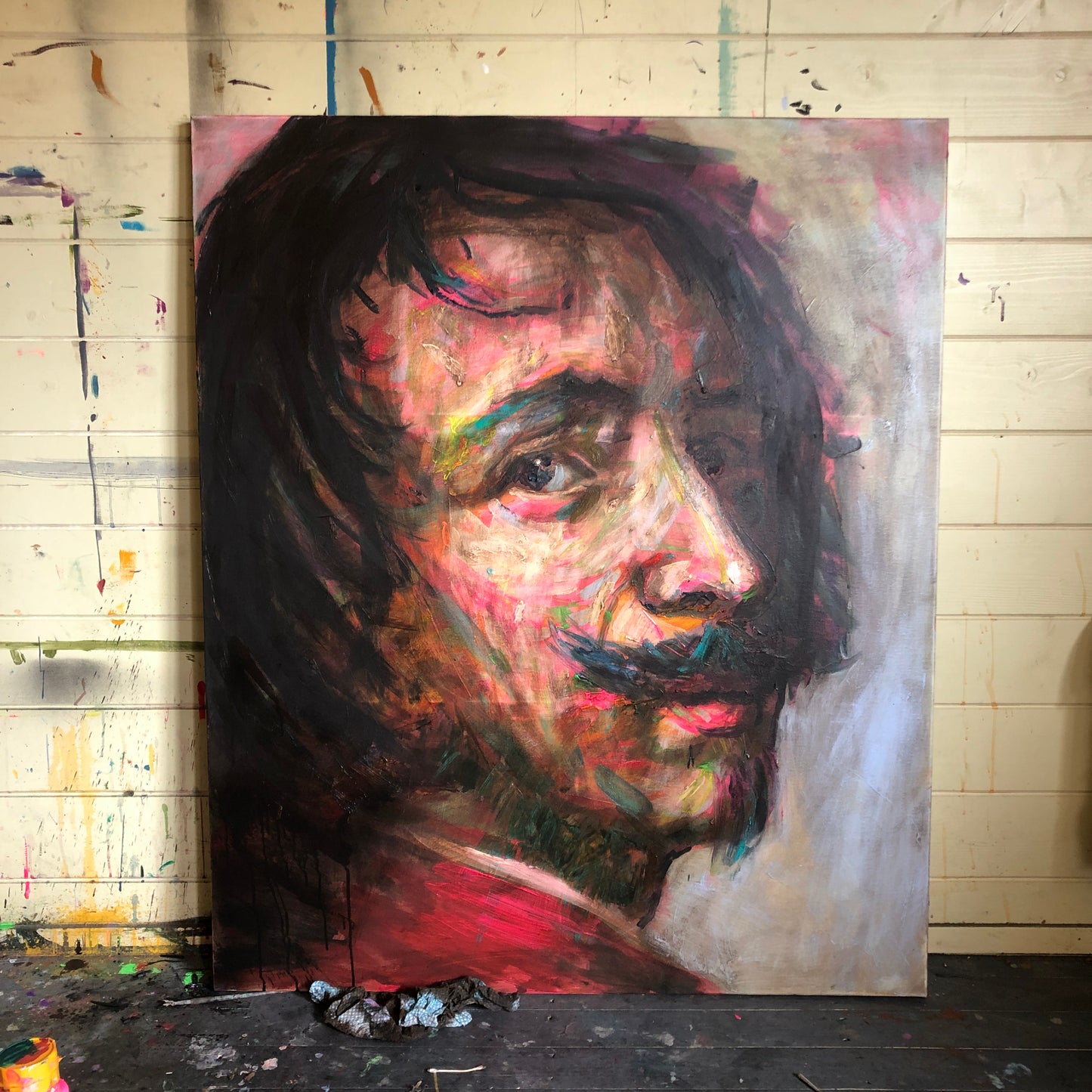 After Van Dyck, original large canvas by Will Teather