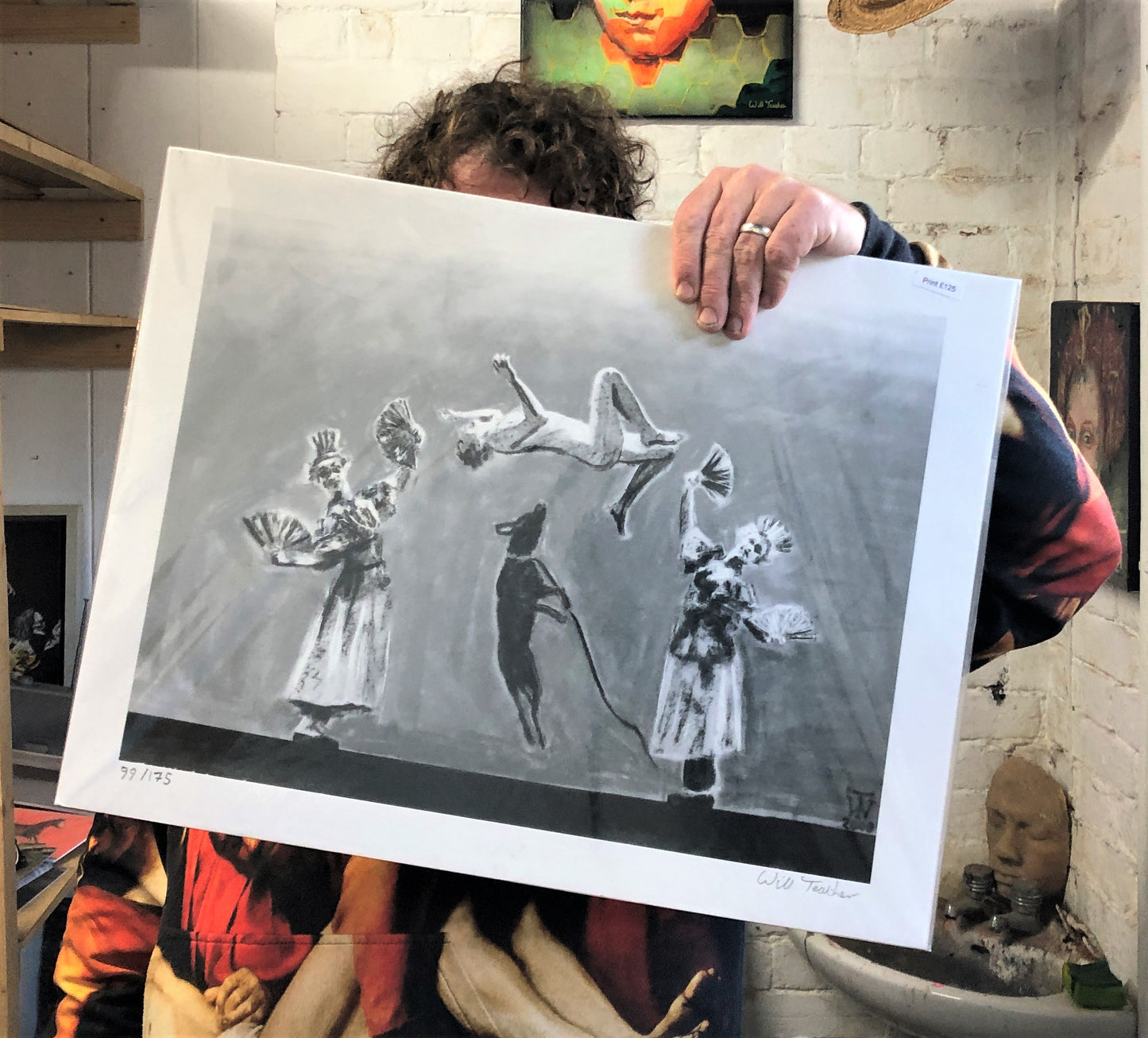 "The Playroom" - Large modern print by Will Teather