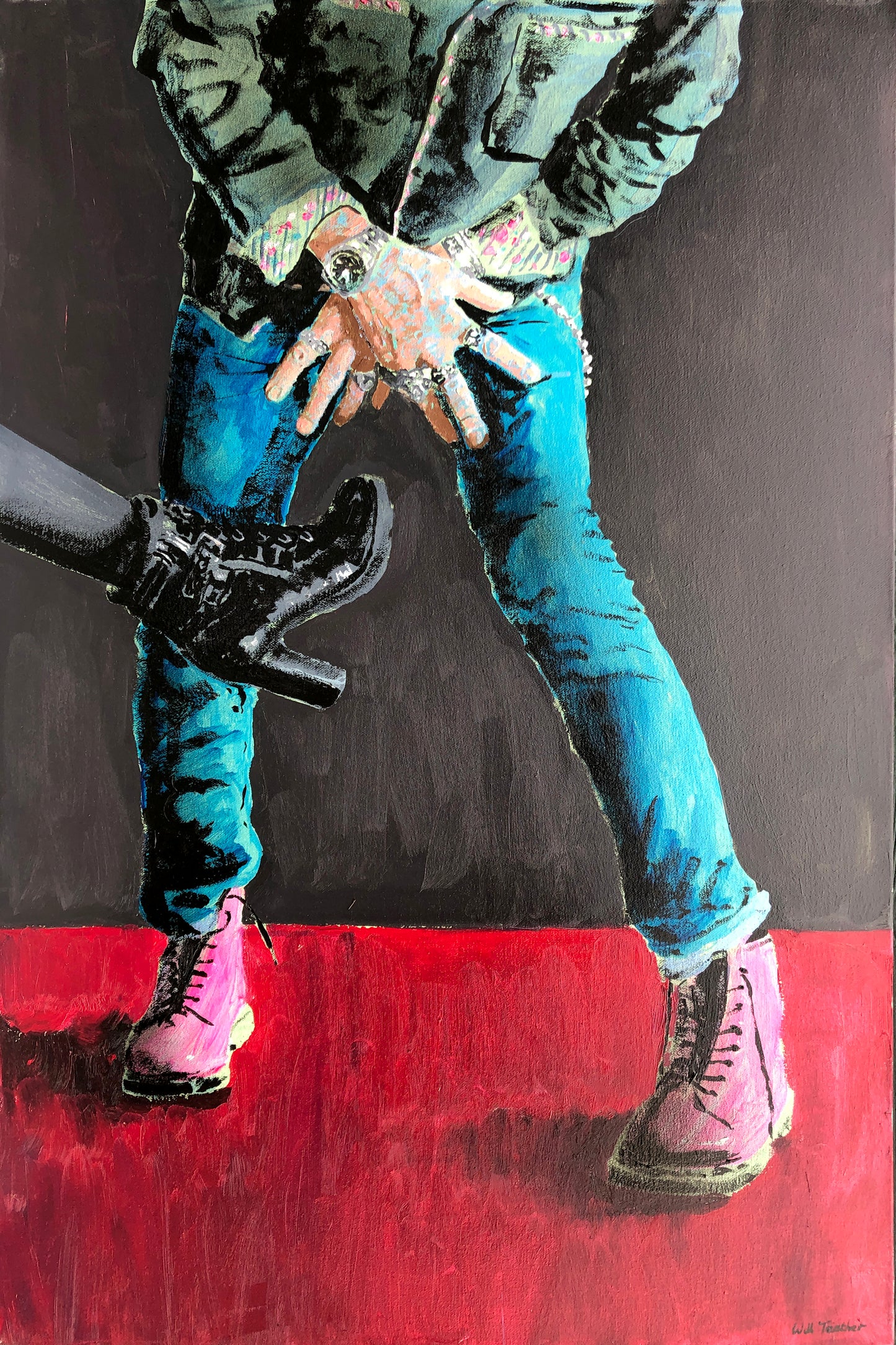 "Late Again" - Mini print by Will Teather, British artist