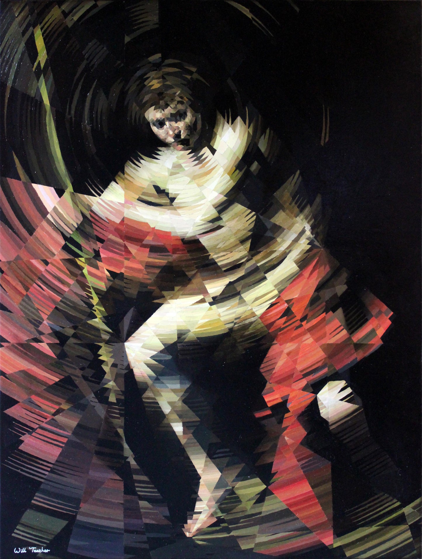 "Saint John the Baptist in the Wilderness (after Caravaggio)" - Large print by Will Teather