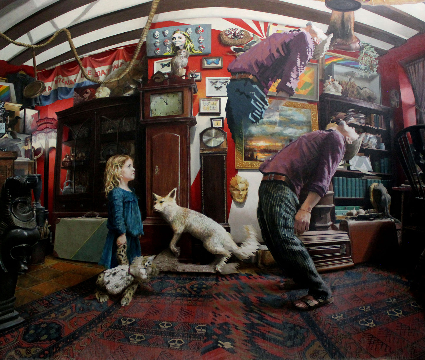 THE UNCANNY VALLEY, limited edition print by Will Teather, British artist