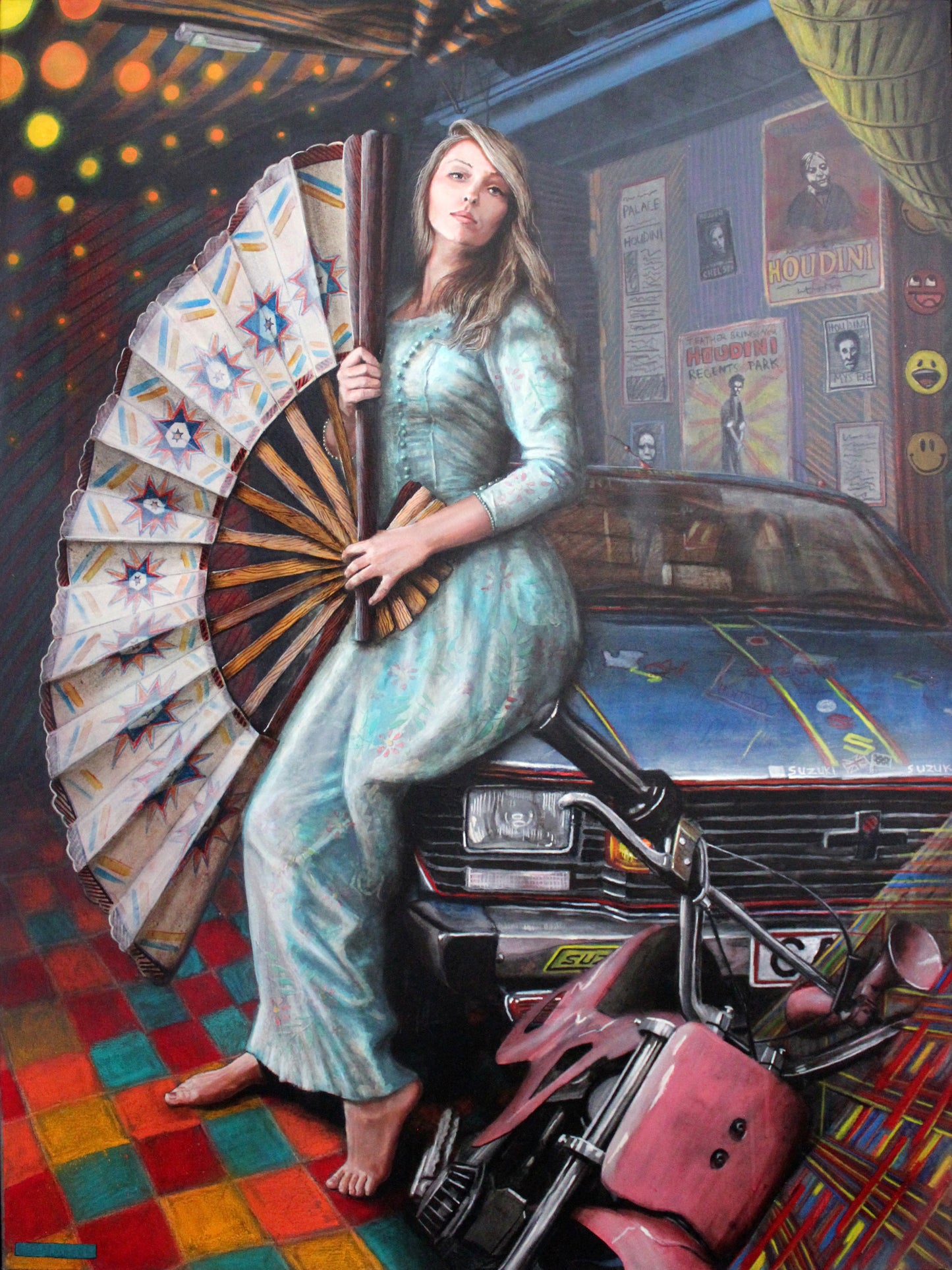 "Cardiologiomania" - Large giclee print by Will Teather, themed around the Great Yarmouth Hippodrome