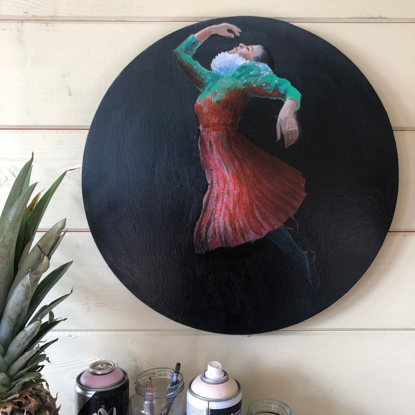 Bud, a painting by Will Teather