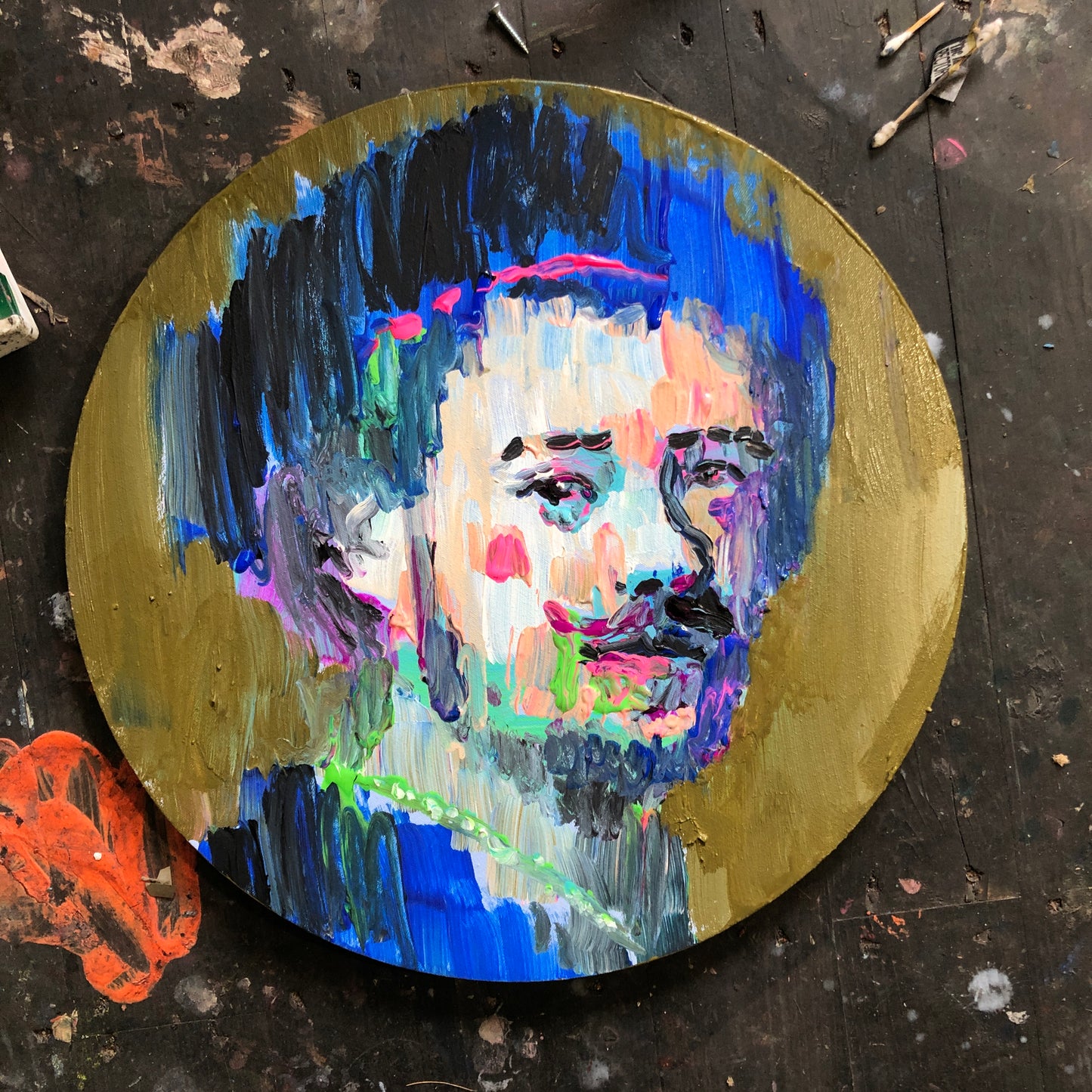 The young painter, a painting by Will Teather