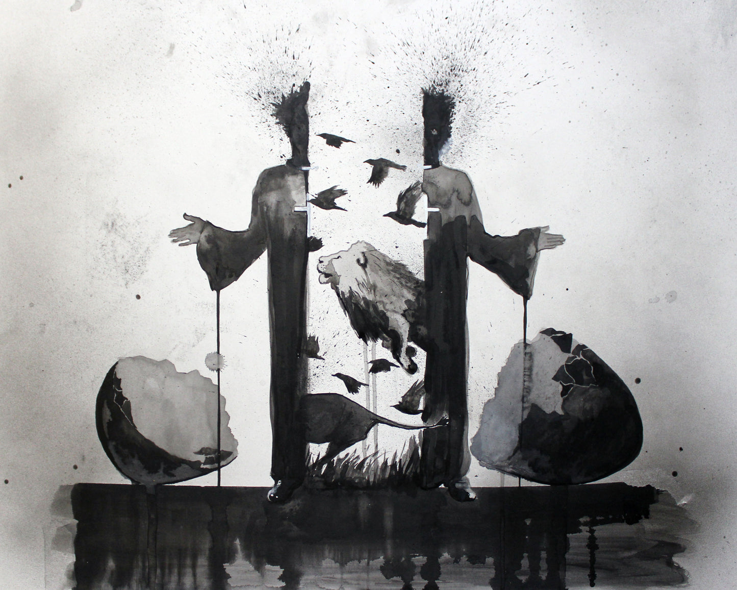 The Vicar of Stiffkey, original framed collectible artwork by Will Teather