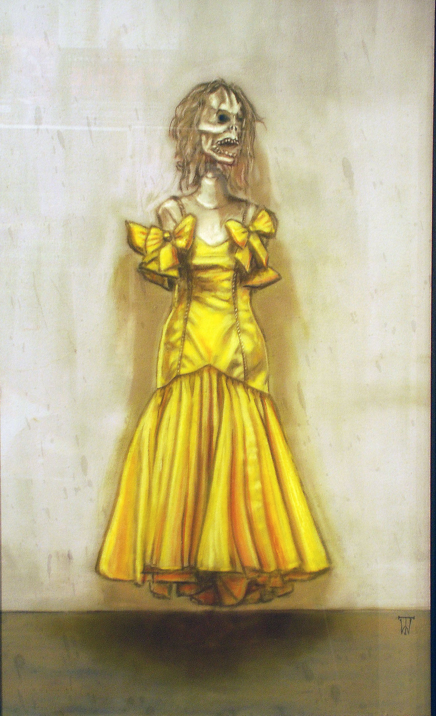 Apparition - Pastel on velour - 40 x 65cm, an original framed pastel by Will Teather