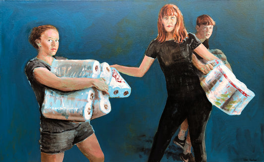 Caught out - 60 x 97.1cm - Oil on canvas - Will Teather