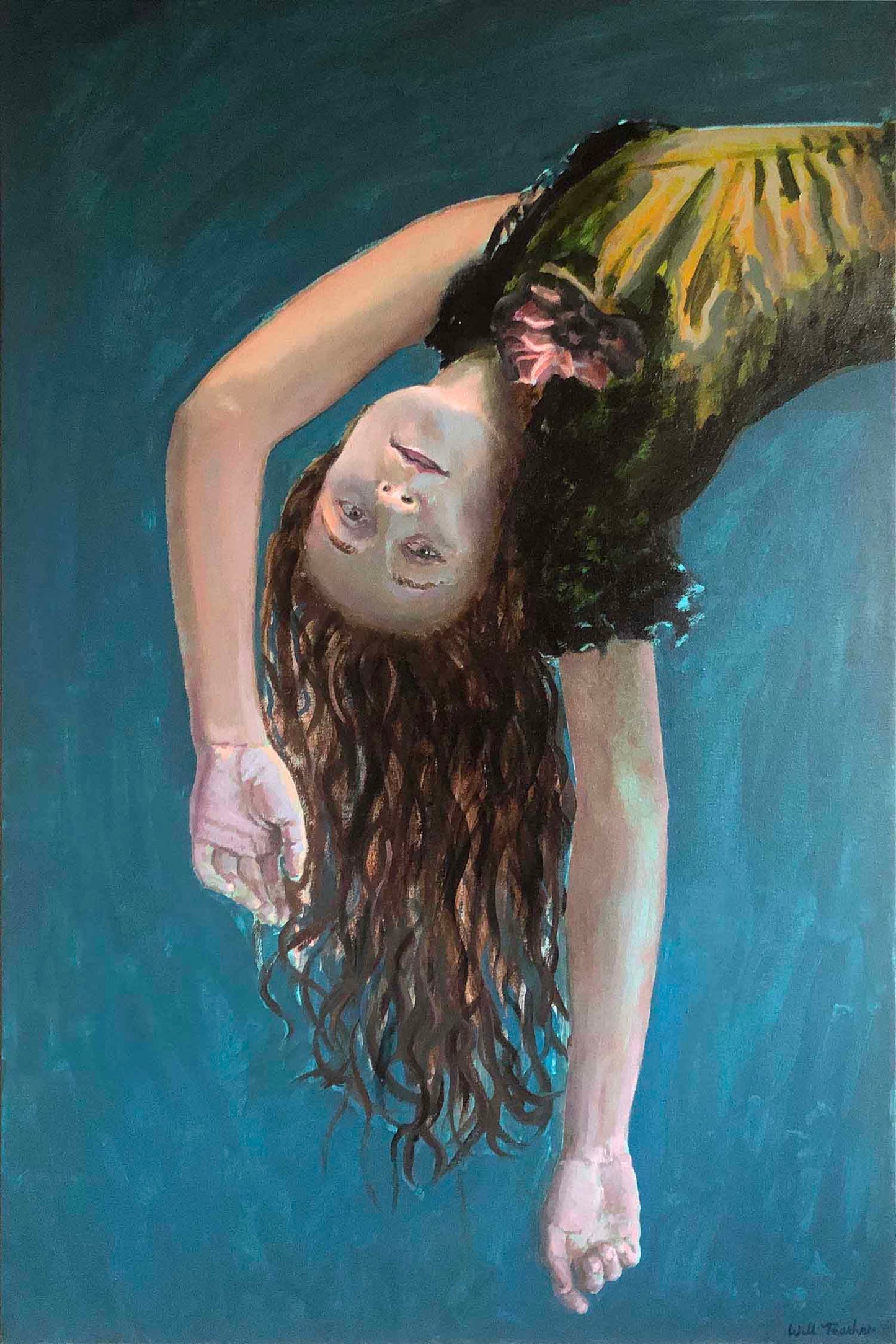 Encounter- Oil on canvas- 61 x 91cm by Will Teather