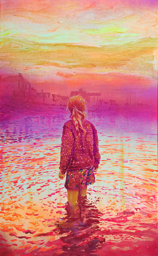 The Harbour, a painting by Will Teather