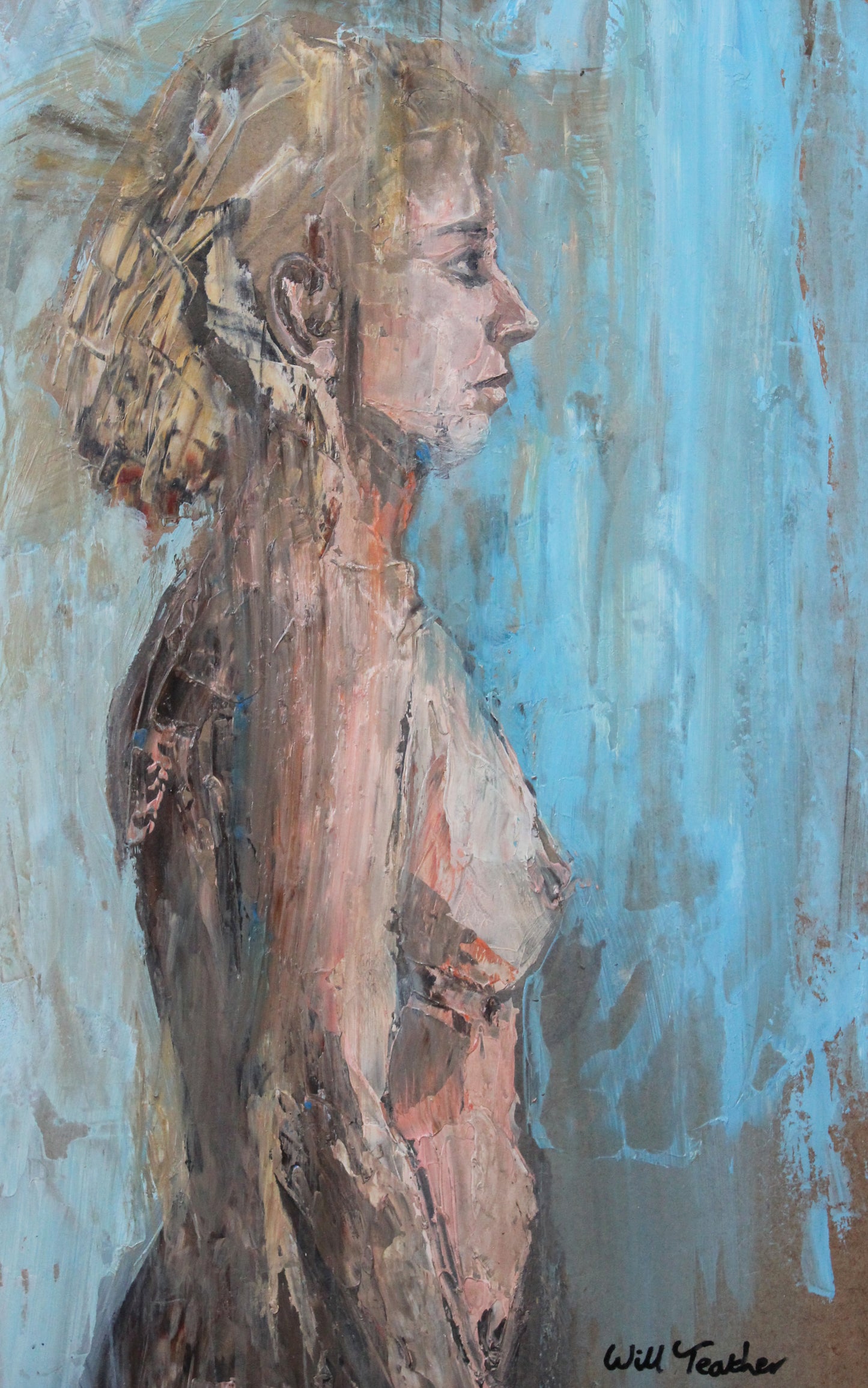 Life painting - 34.8 x 55cm - Acrylic on panel