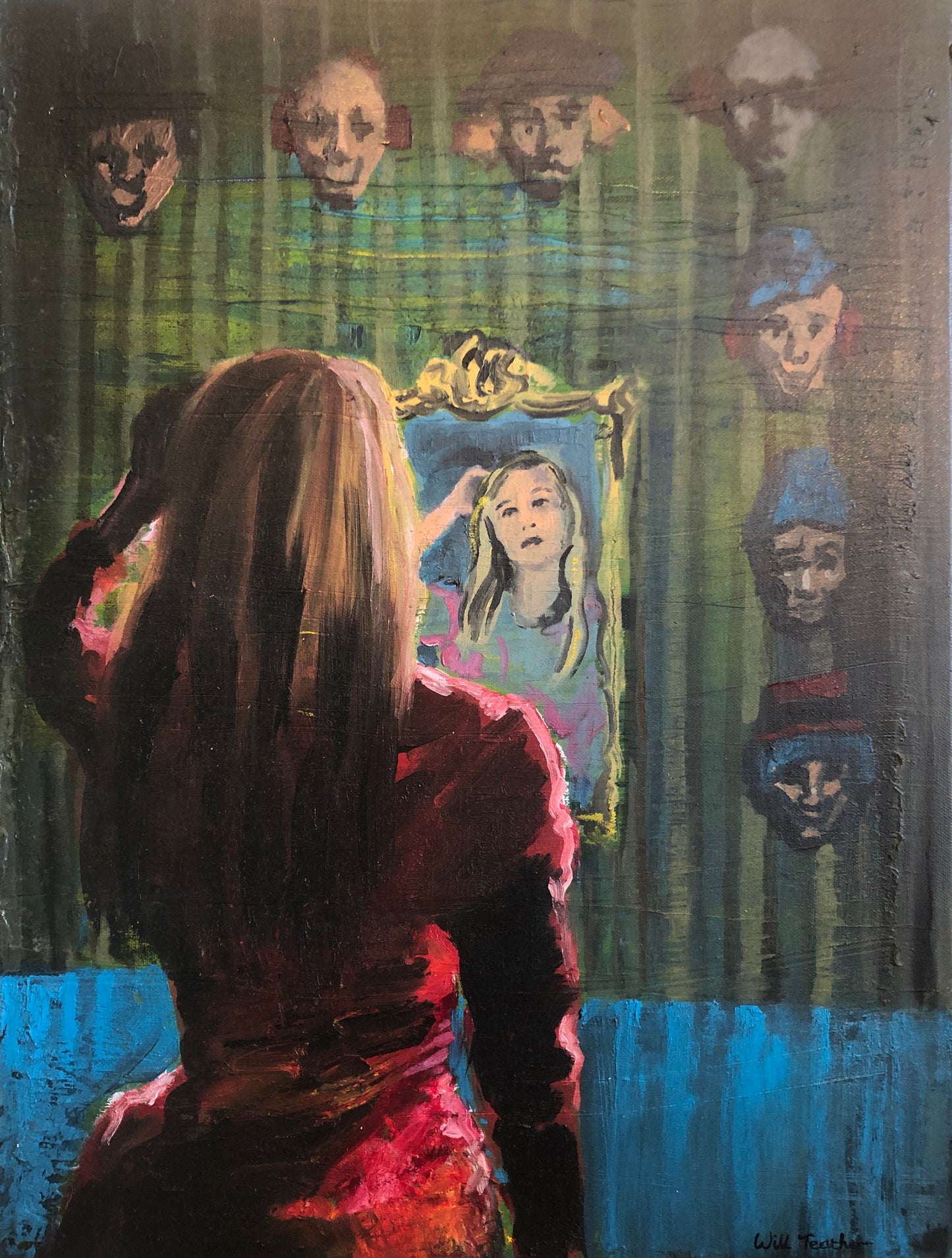 Mirror Image- Oil on canvas- 61 x 45cm - Will Teather