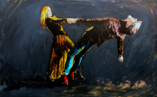 Saved - 100 x 161.8cm - Oil on canvas- Will Teather