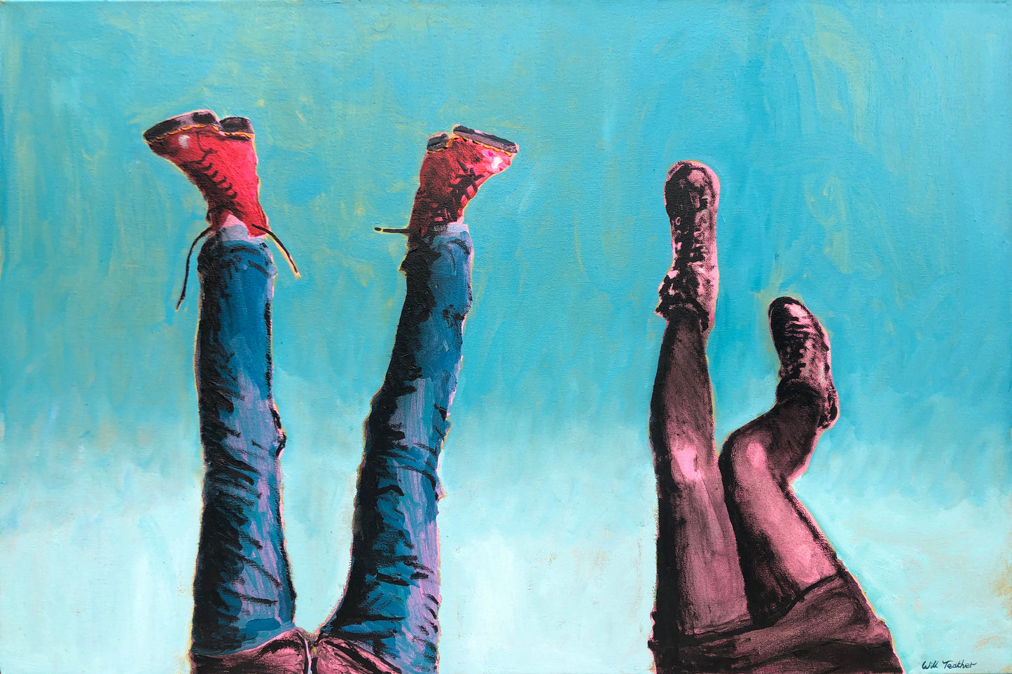 Sunday - 61 x 91cm- Oil on canvas by Will Teather